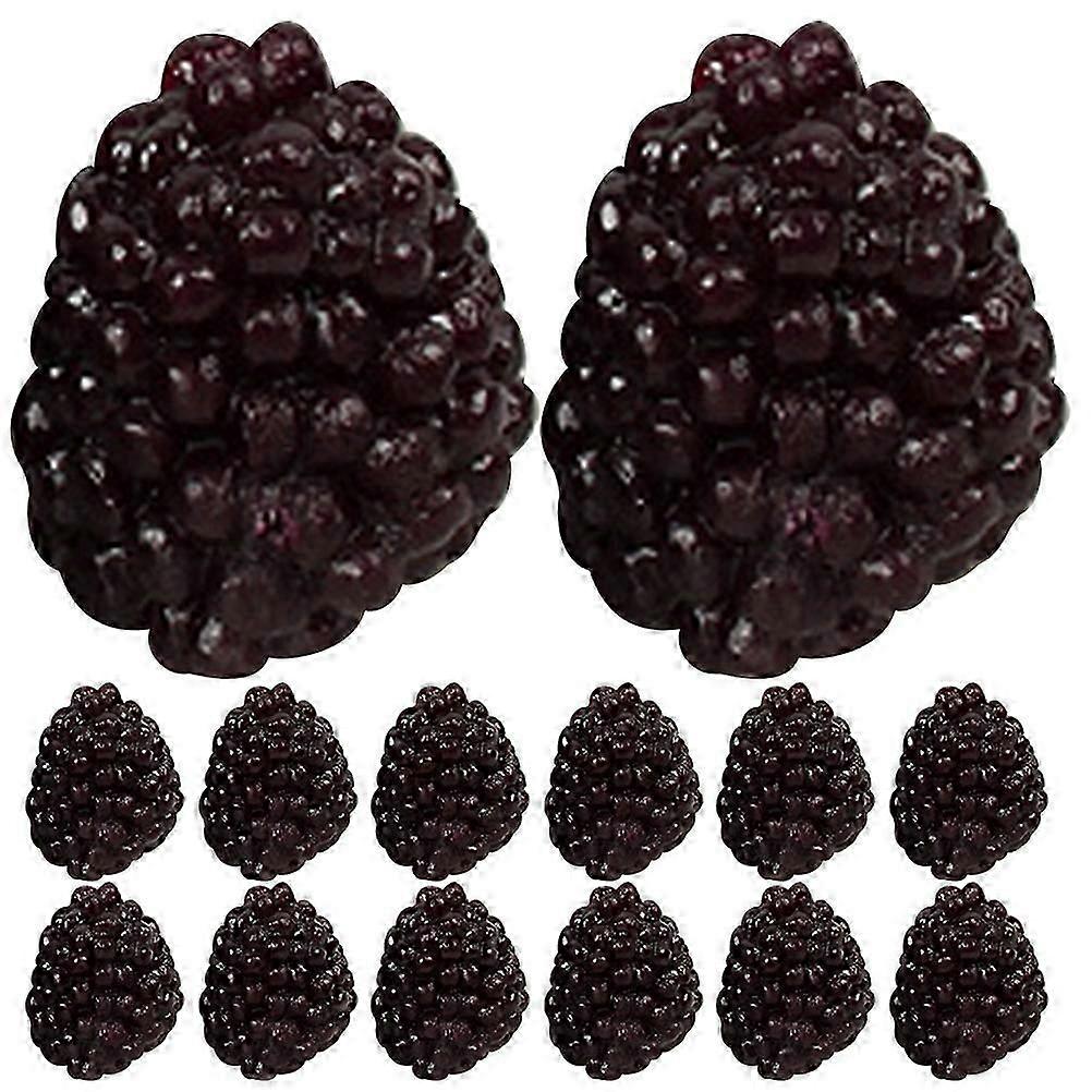 20pcs Realistic Raspberry Model Fake Fruit Model Fake Raspberry Prop Photo Props