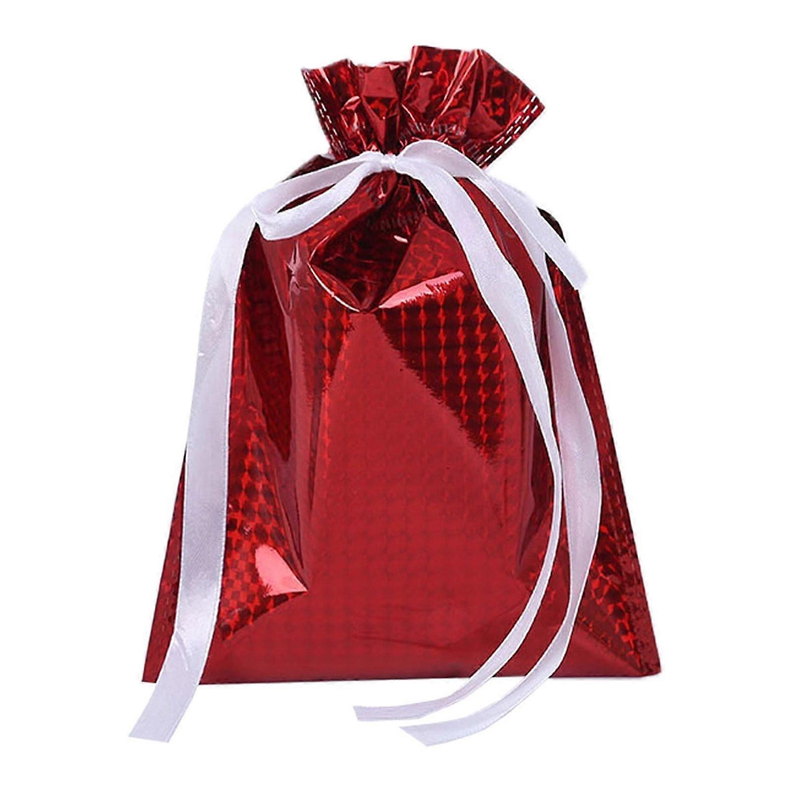 Yakbaofuo Home Textile Storage Christmas Drawstring Candy Bag Drawstring Gift Bag Gift Packaging Creative Gift Bag