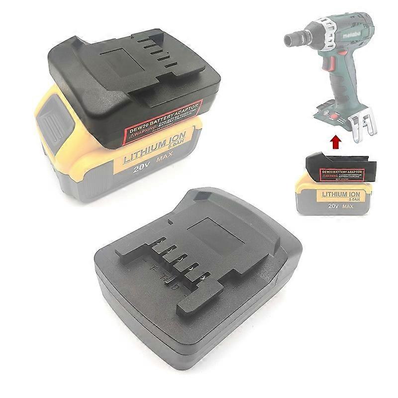 Battery Adapter for Dewalt 18V Li-ion Convert To for Metabo 18V Power Tools