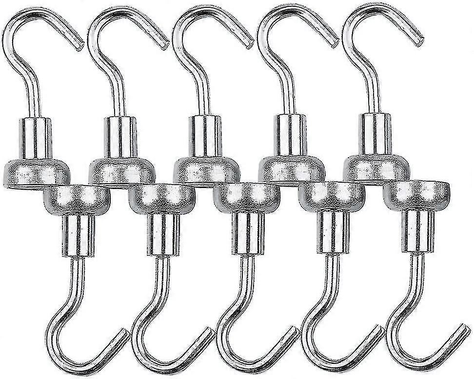 Magnetic Hook, 10pcs/set Practical Heavy Duty Hanging Hook Powerful Magnetic Hooks Indoors