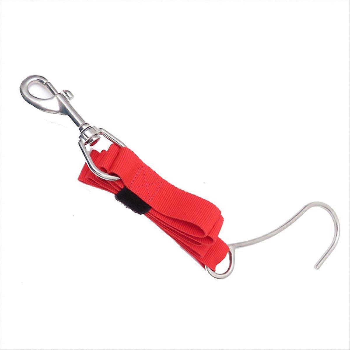 Diving Reef Drift Hook Single Hook for Underwater Photography, Red