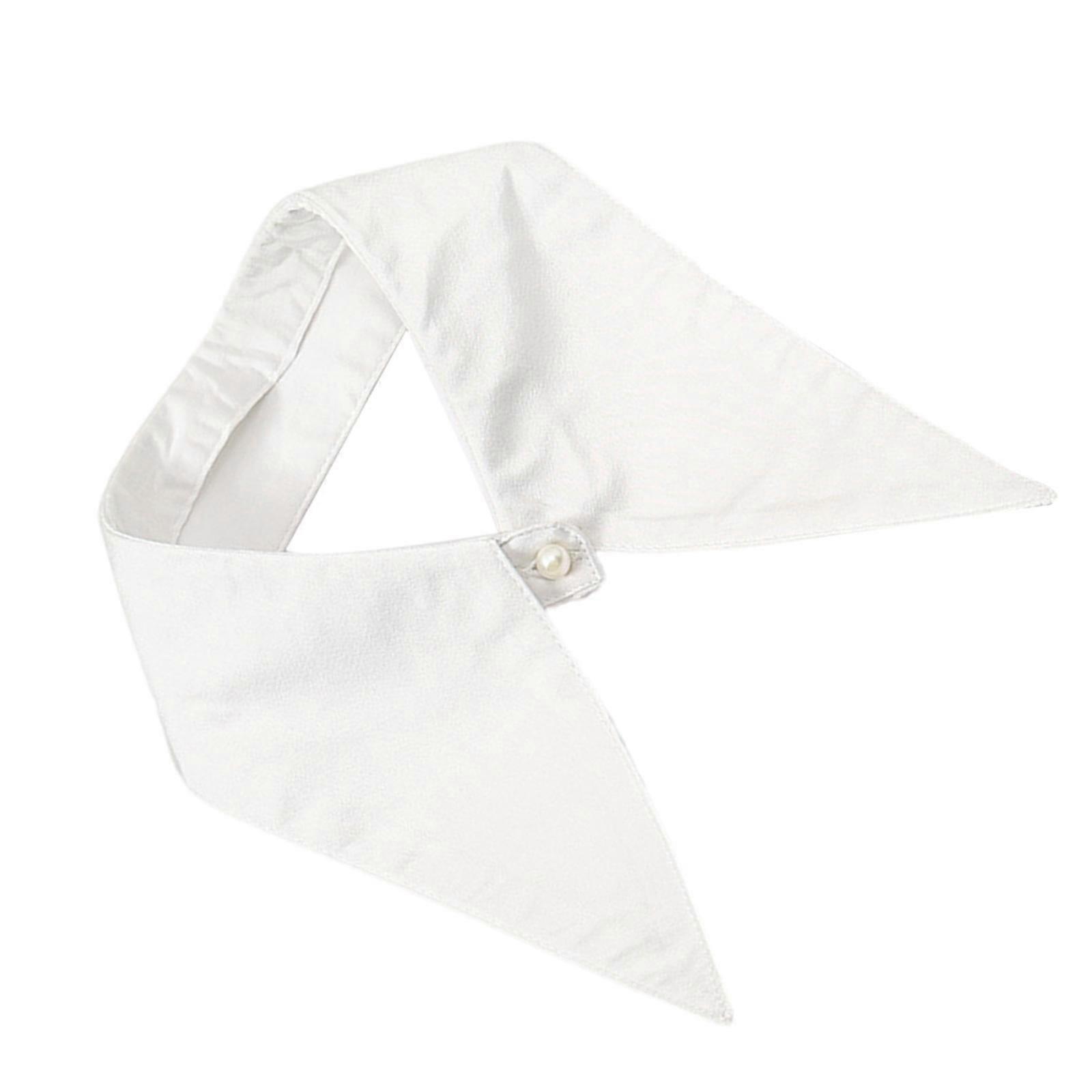 Pointed Solid Color Insert Collar Blouse Spread Lapel Ancient Art Collar Sweet Shawl Insert Decorative Shawl