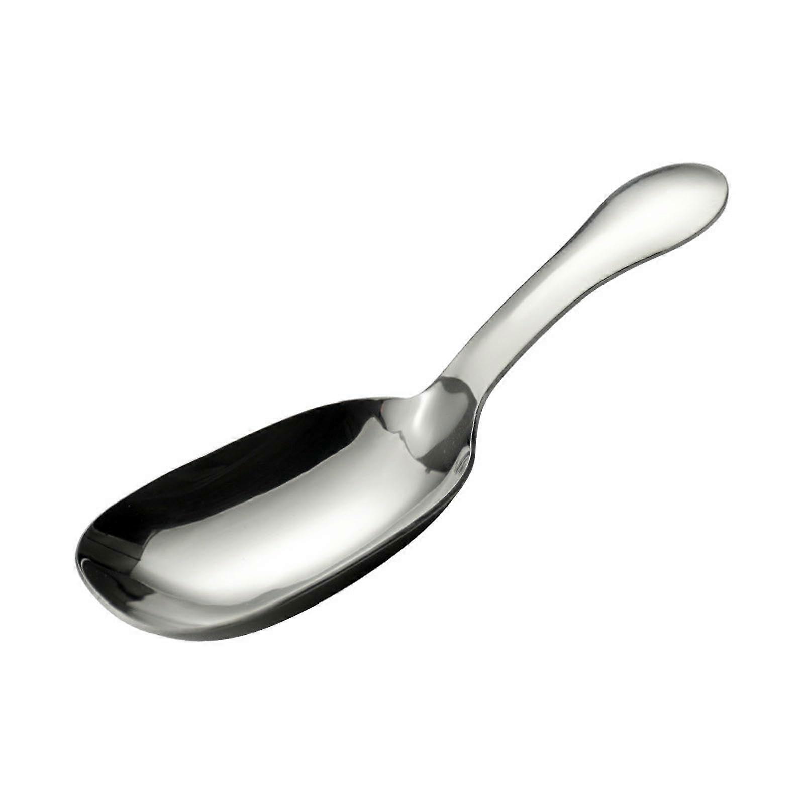 304 Stainless Steel Tea Spoon with Short Handle, Durable Solid Color for Home Kitchen Use
