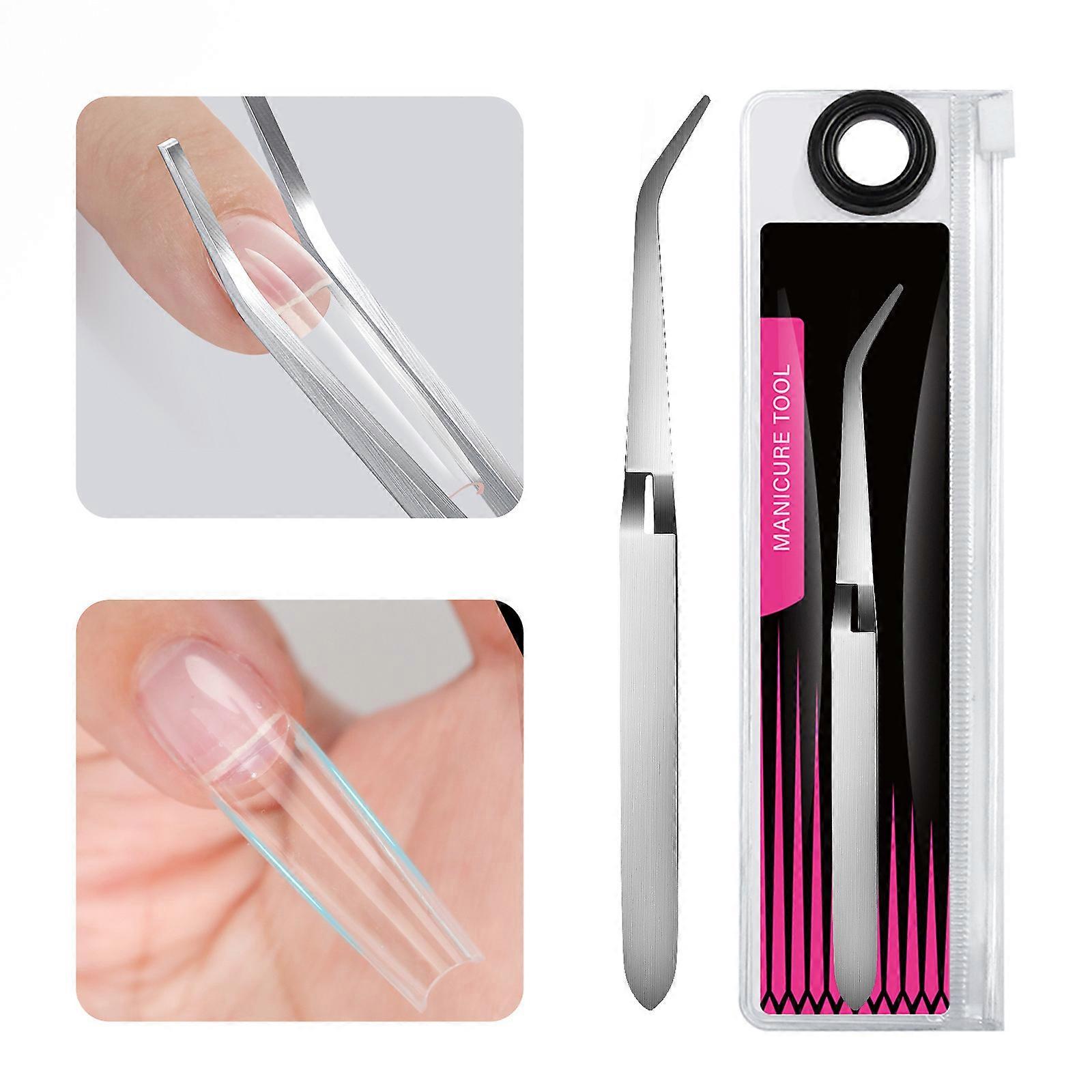 Highly Elasticity Nail Forming Clamp Nail Art Shaping Tweezers For Professional Precise and Crafting Versatility Tool Multicolor