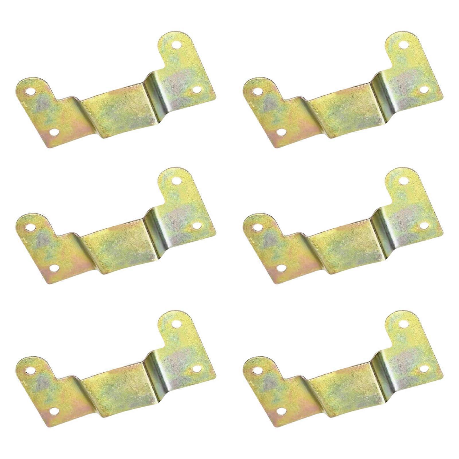 Wall Mounted Fan Hook Set 6Pcs Reinforced Metal Structure Quick Assembly For Renters Multicolor