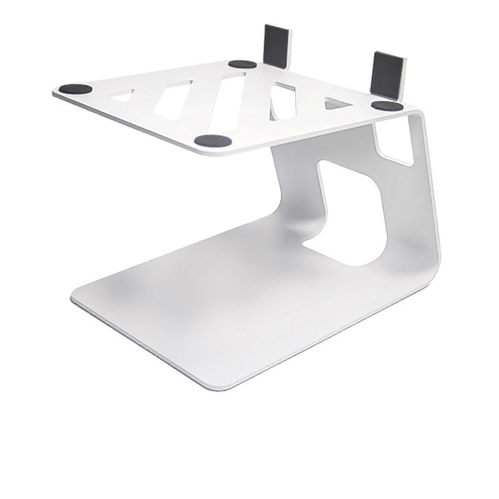 Desktop Speaker Stand Vibration Absorption Metal Speaker Stand Support Bookshelf Speaker Support for Sound Experience  White