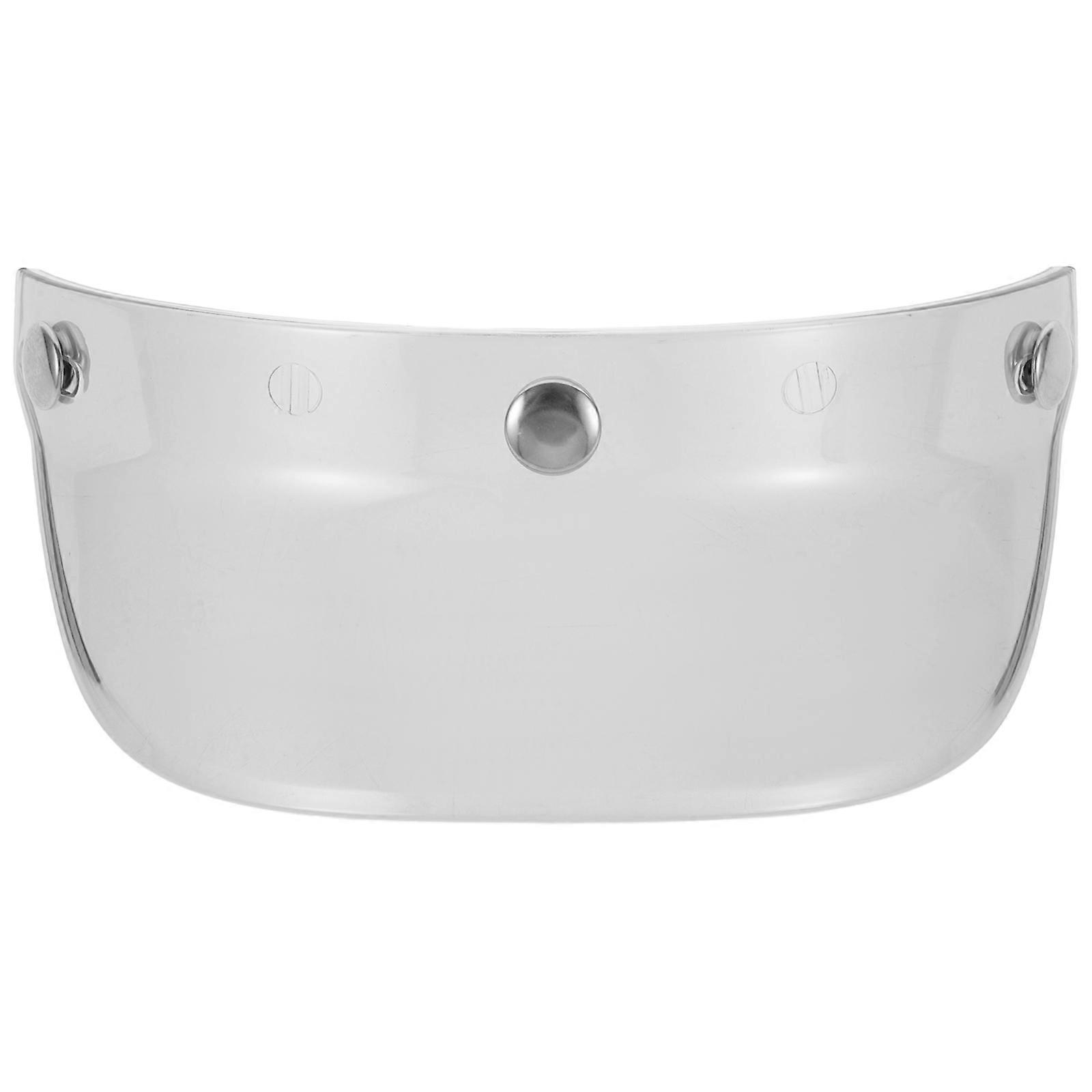 Sun Visor for Motorcycle Three-Button Design