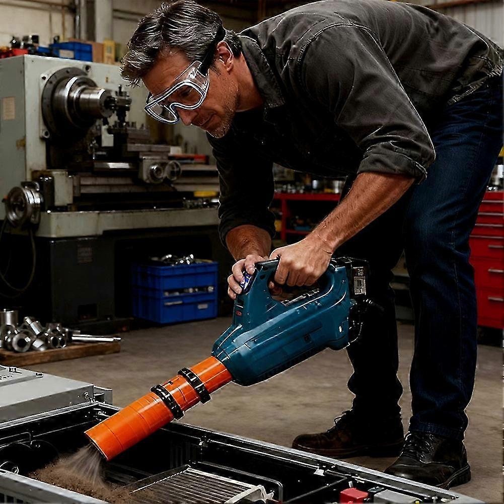 Leaf Blower Air Booster, Universal Nozzle Attachment, High-Speed Airflow Accelerator for 2-4 Inch Tubes, Boosts Wind Power & Blowing Distanc