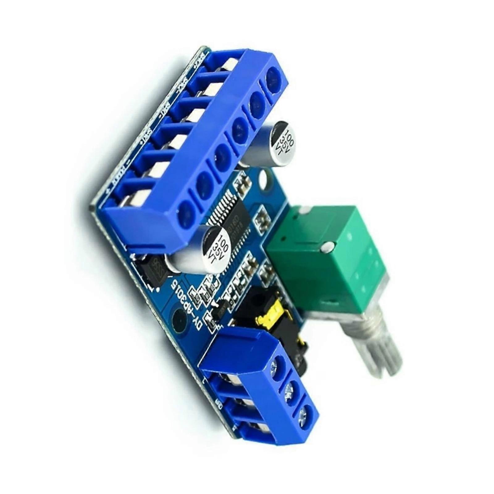 Sound System Digital Amplifier Module30Wx2 Robust Output Wide 8V-24V Direct Current Ranges for Home Theater DIY Builds Multicolor