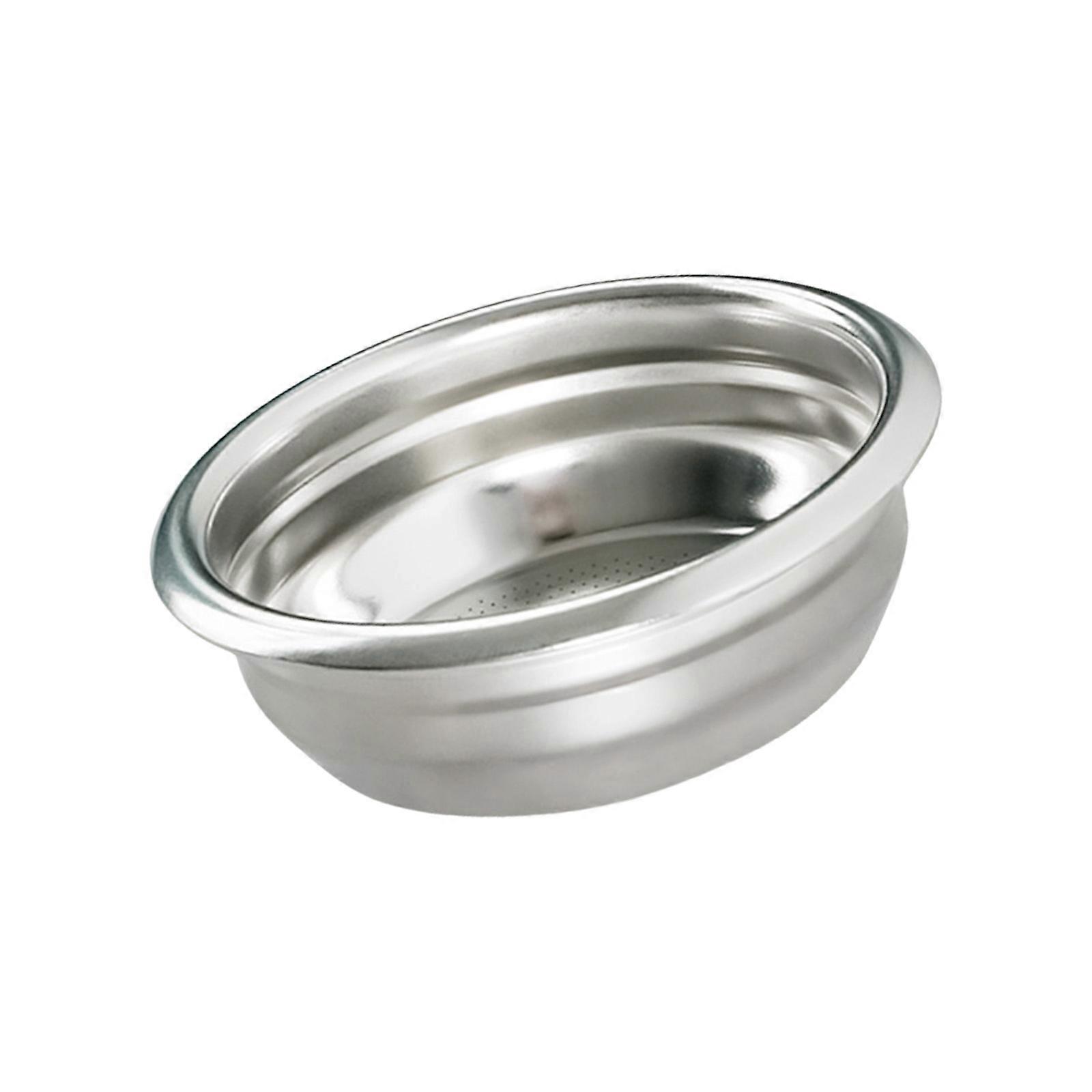 Hardened 58mm Double Layer Coffee Filter Basket 2 Cup Espresso Portafilter Upgraded Pressure Extraction Weathering resistant Steel Multicolor