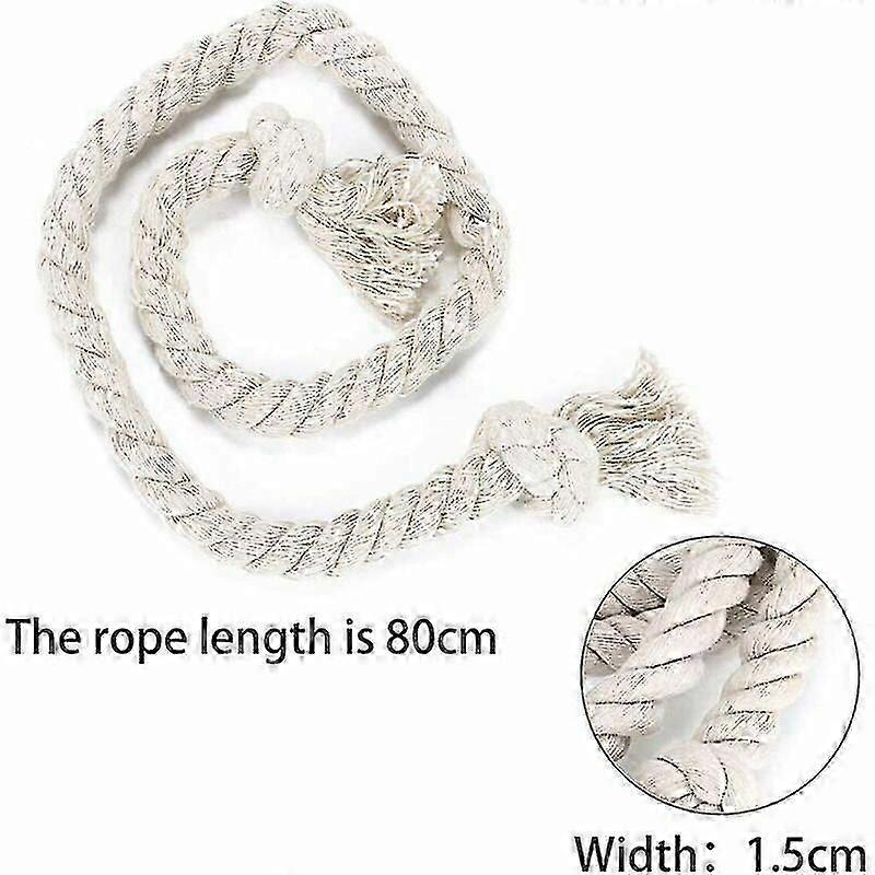 2er-Pack Hanf-Seil-Vorhang-Tiebacks für zu Hause, Wohnzimmer, Schlafzimmer H