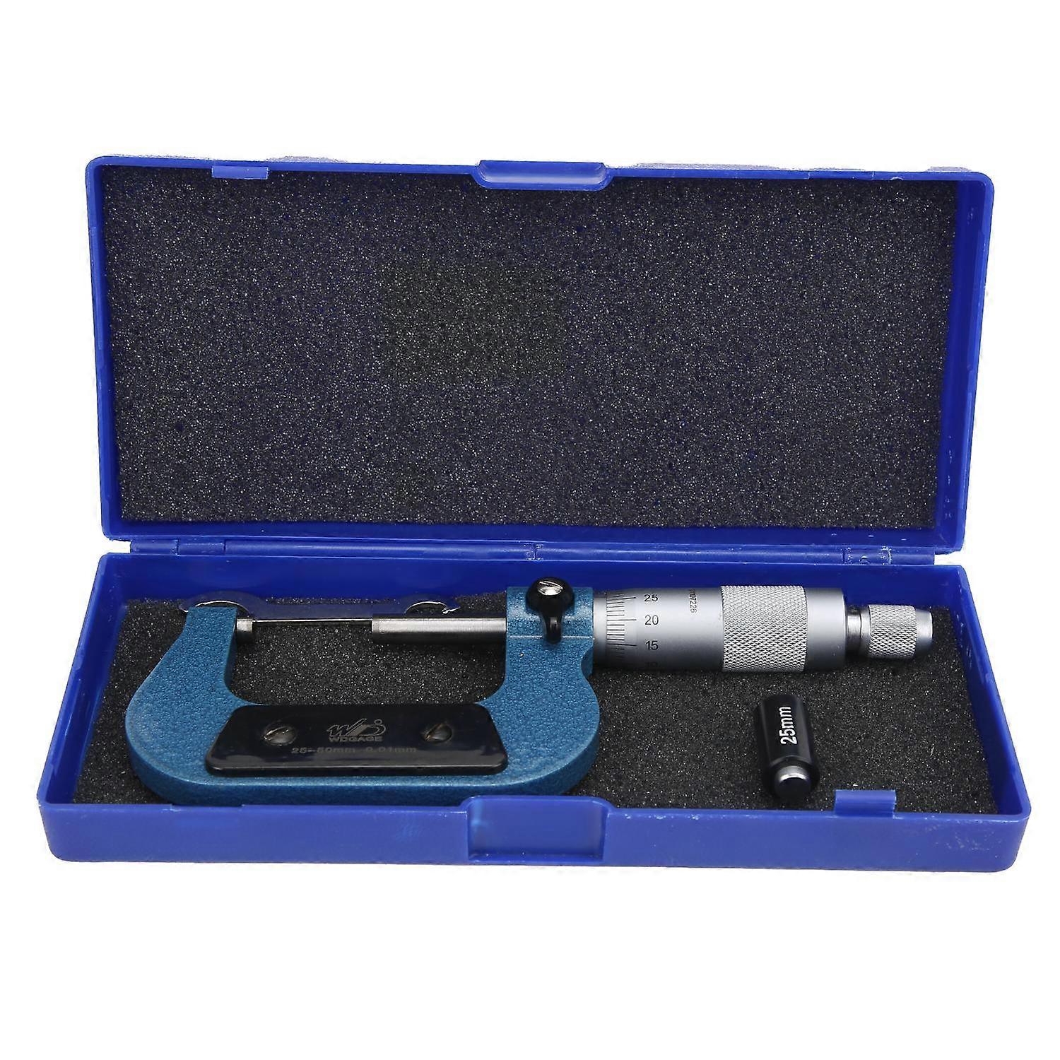 Micrometer Spiral 25‑50mm Outside Measuring Calipers Mechanical Structure Locking Device