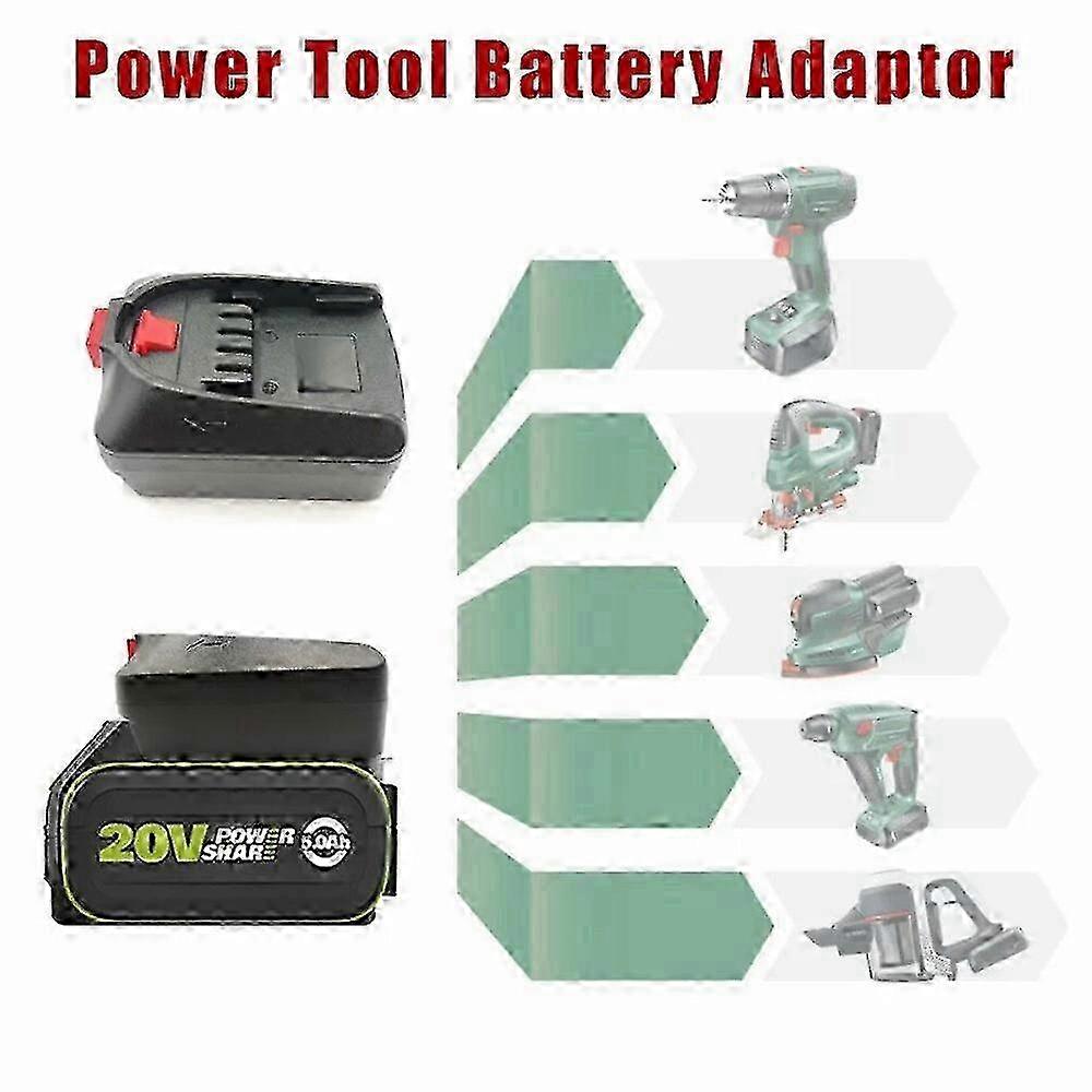 Adapter For Worx 20V 5Pin Battery Convert To For Bosch C 18V Li-Ion Battery Tool