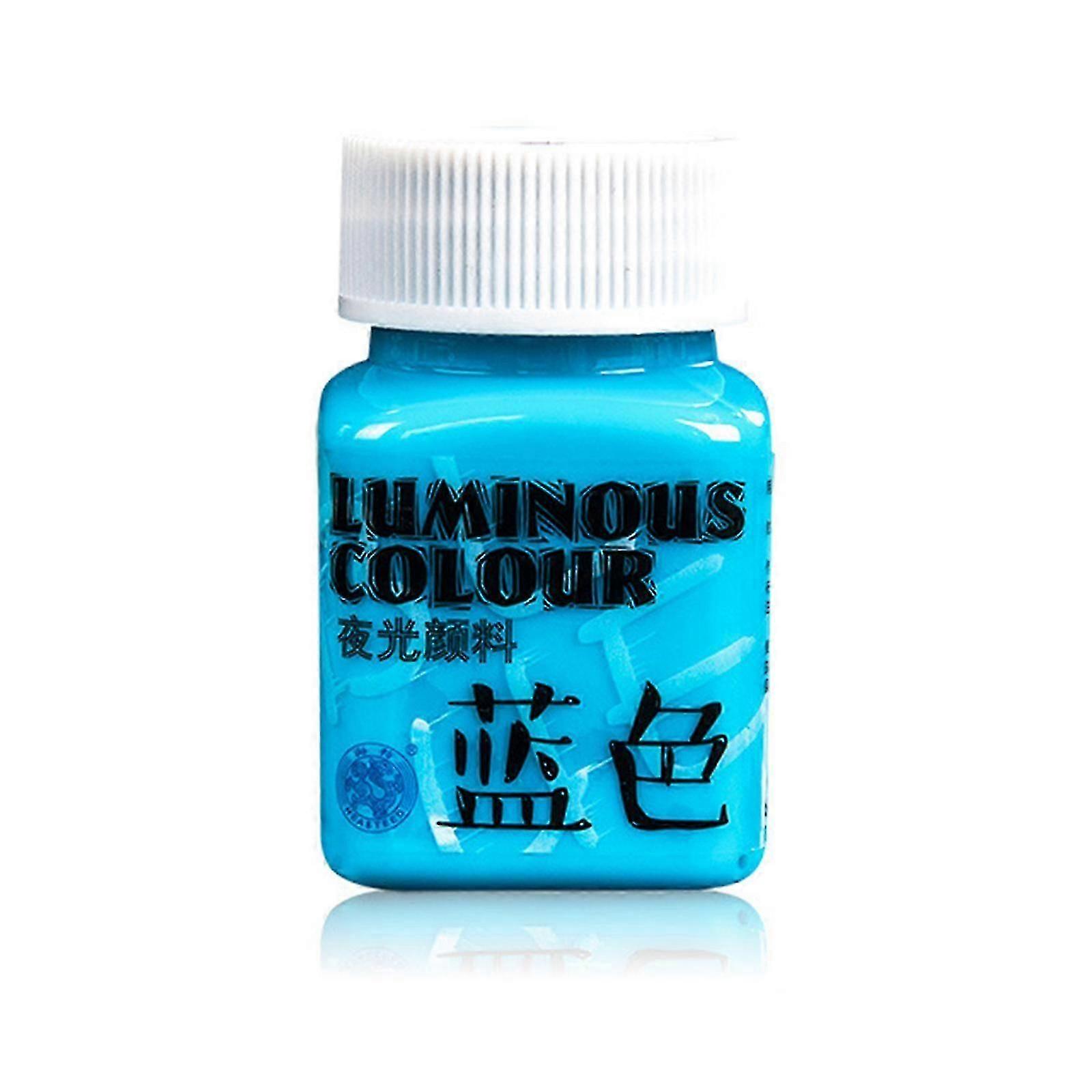 Glow in The Dark Paint,Fluorescent Paint Blacklight Activated Glow in The Dark Acrylic Paint for Artwork,DIY Projects