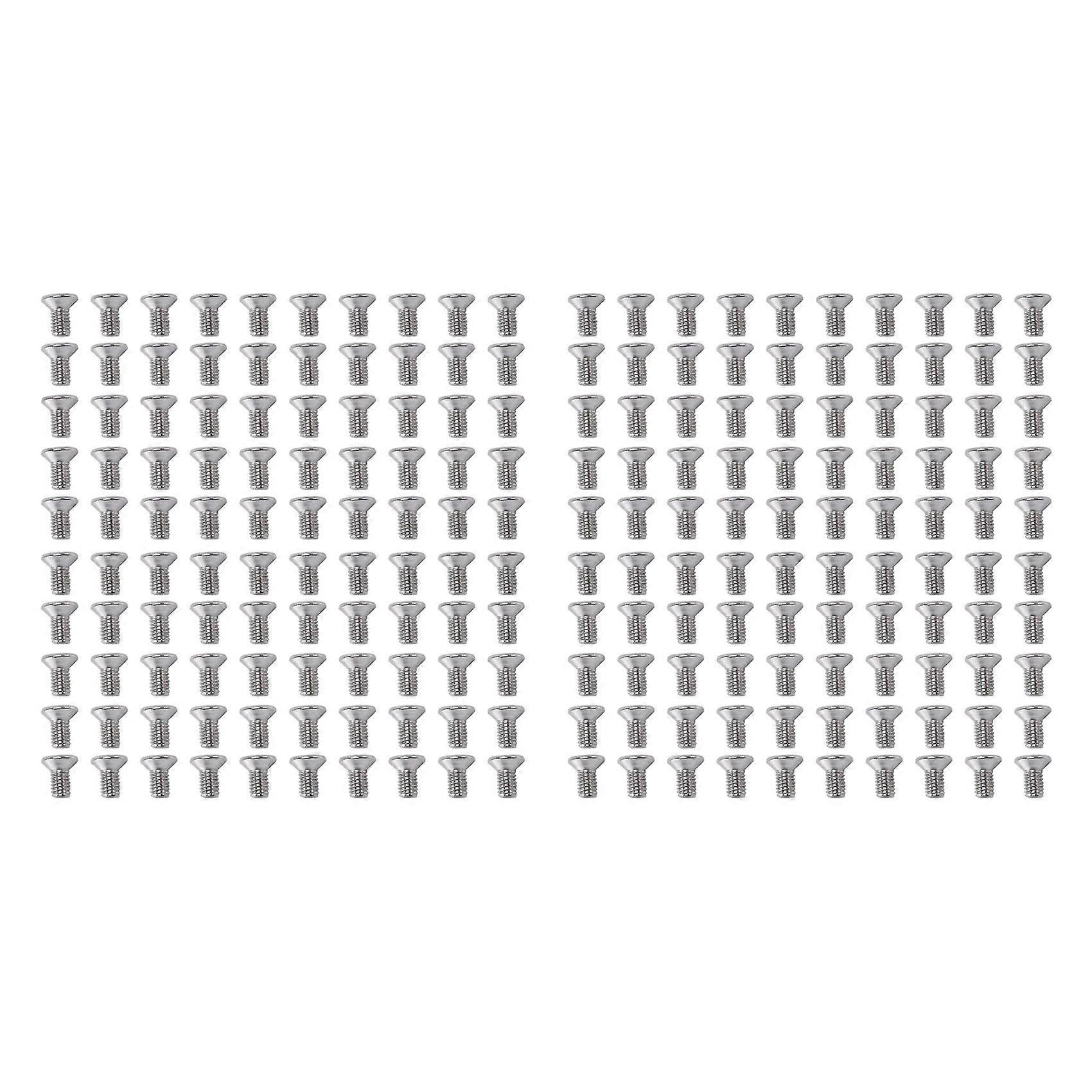 M3 x 6mm Flat Head Countersunk Bolts Machine Screws 200Pcs