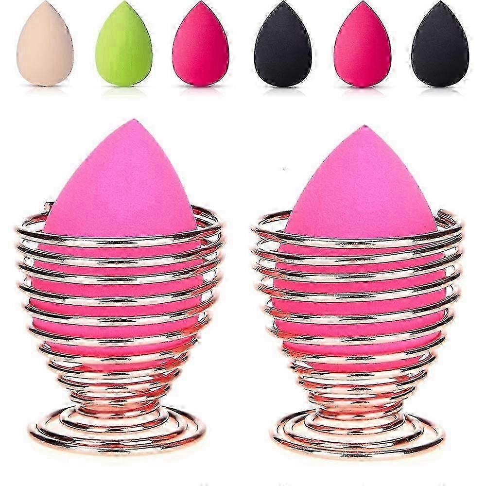 5 Pcs Makeup Containers Silicone Egg Holders Soft Egg Boiled Egg Egg Stand Holders Breakfast Egg Rest Holder