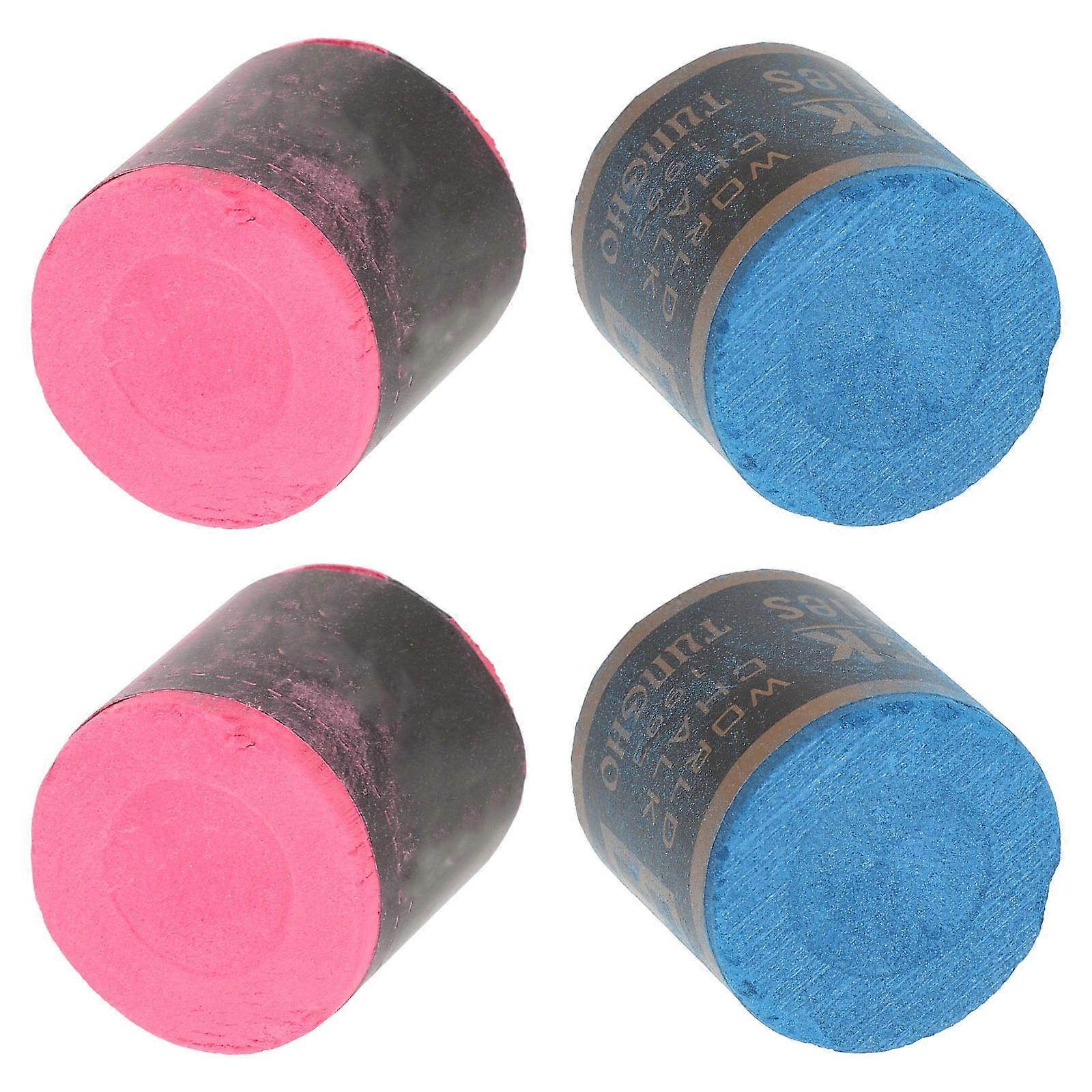 Sports Billiard Cue Chalk For 12Pcs Assorted Color Improve Friction Smooth Coating