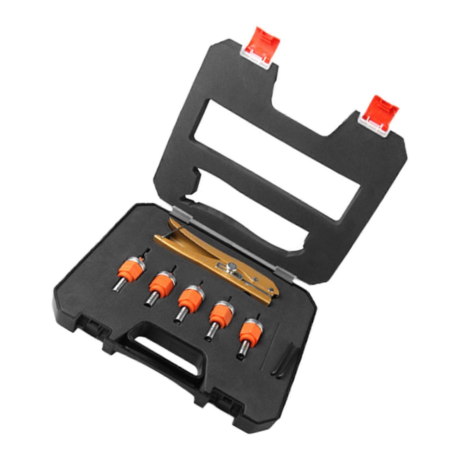 Set verzonken boorbits met lage wrijving dieptestop ronde schacht bits houtbewerking schroef verzonken boor veelkleurig