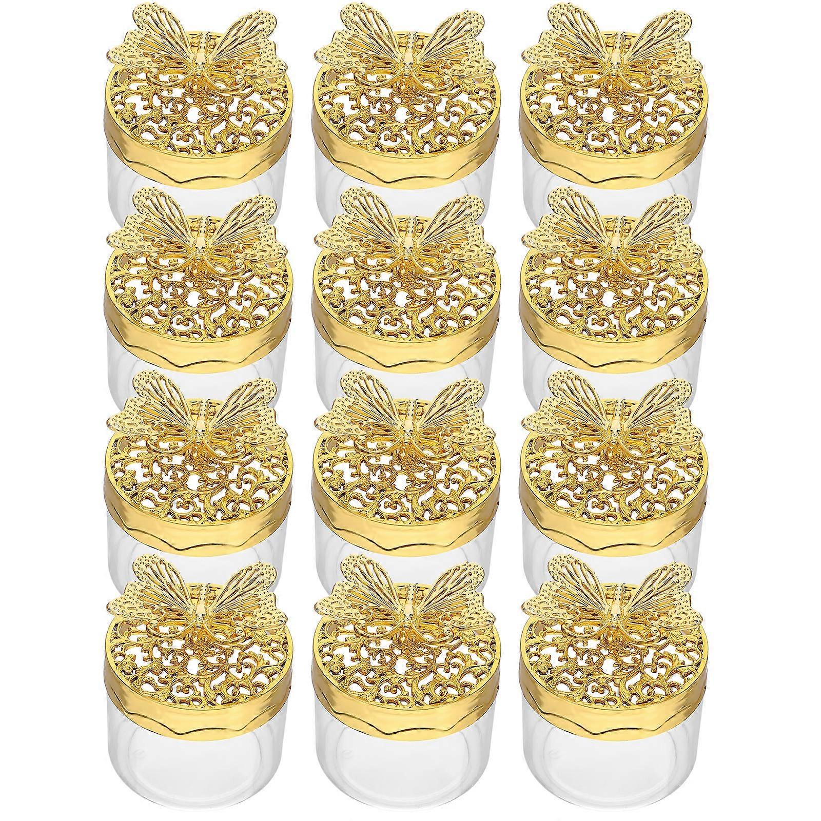 Clear Plastic Butterfly Favor Boxes for Wedding Candy Box 12Pcs