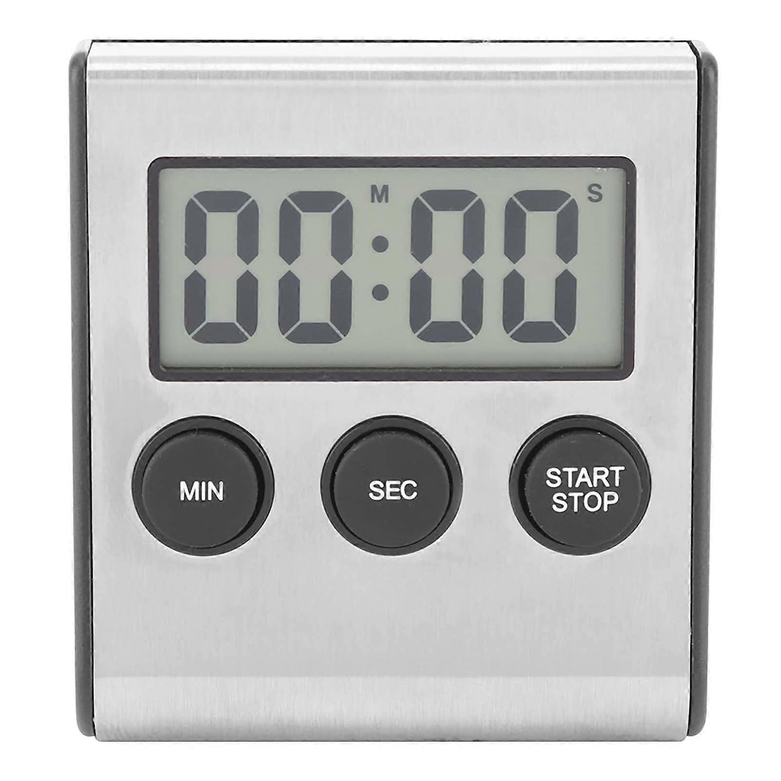 Digital Timer, Digital Kitchen Timer Desktop Wall Mounted Timer Alarm Clock with Loud Alarm Big Digit.