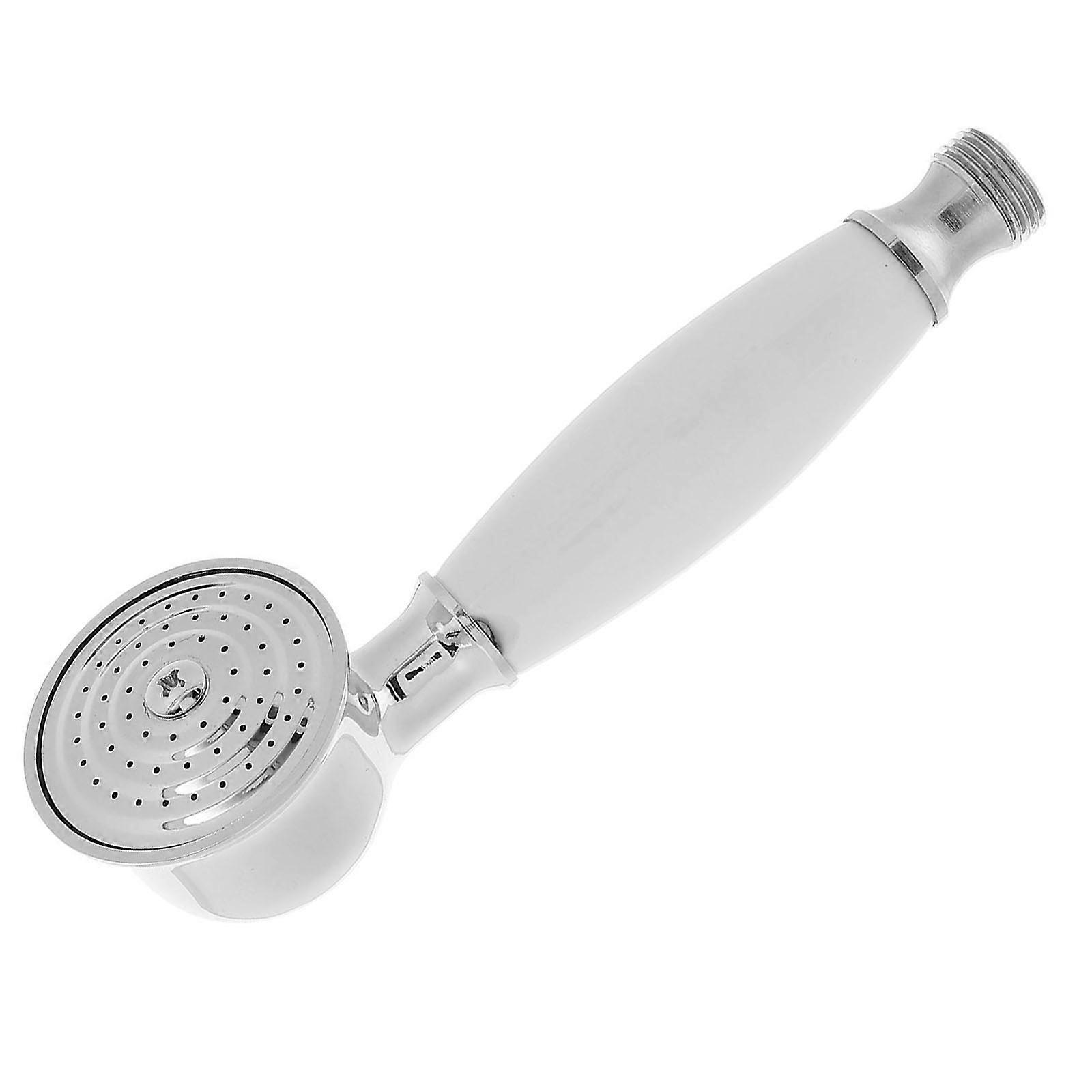 Vintage Style Handheld Shower Head Crafted From Copper For Home Use Featuring Universal Compatibility In Elegant Rectangular Shape 1Pack