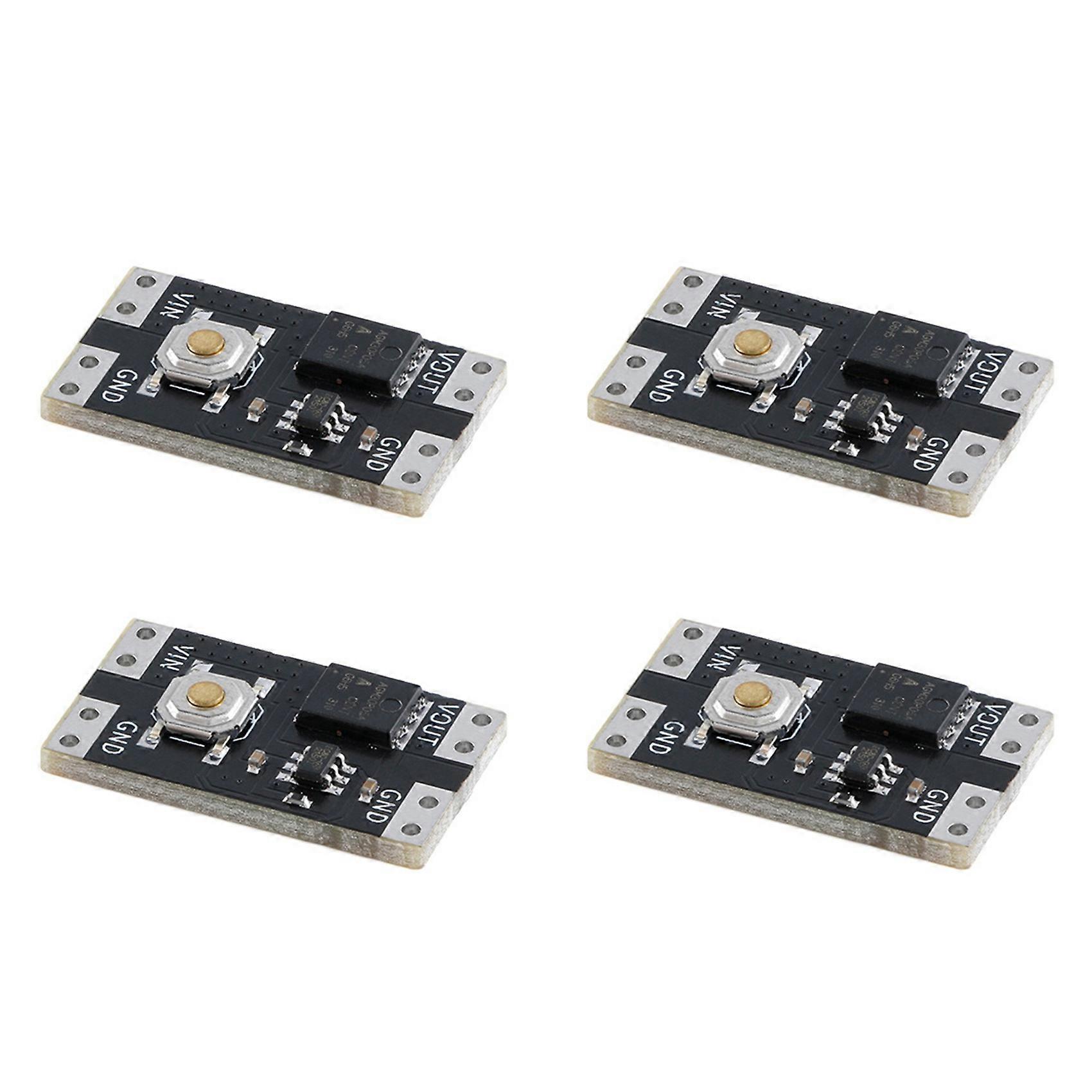 4Pcs XL-10AL Single Bond Button Bistable Mini One Key Switch Module 3.5-5.4V 300nA Load 10A Low Power