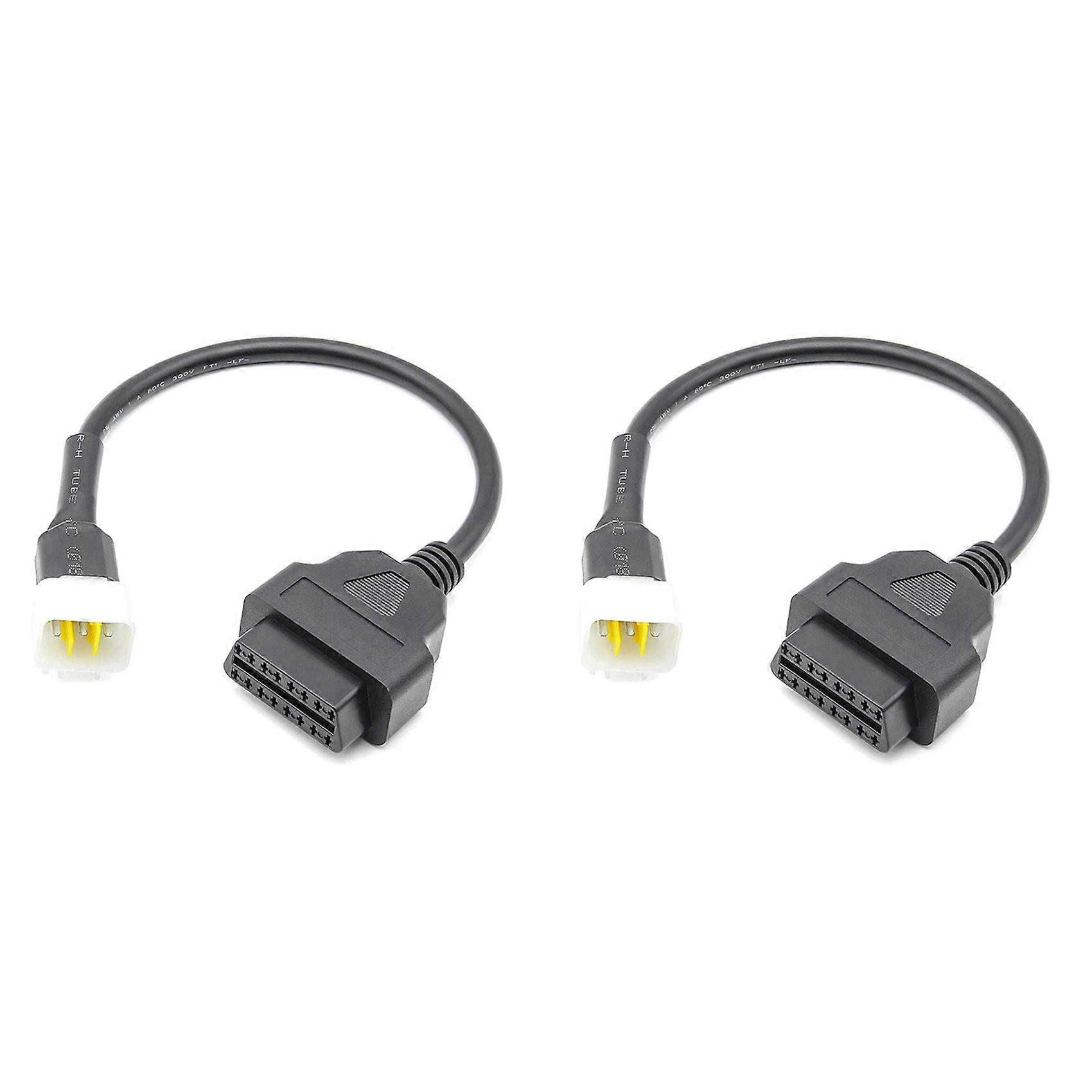 6 Pin to OBD 16 Pin Cable Fault Detection Connector for 