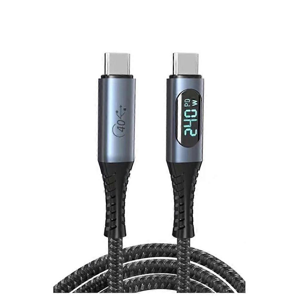 1pcs Usb4/usb3.2 100cm 240w Pd Data Cable P9B8