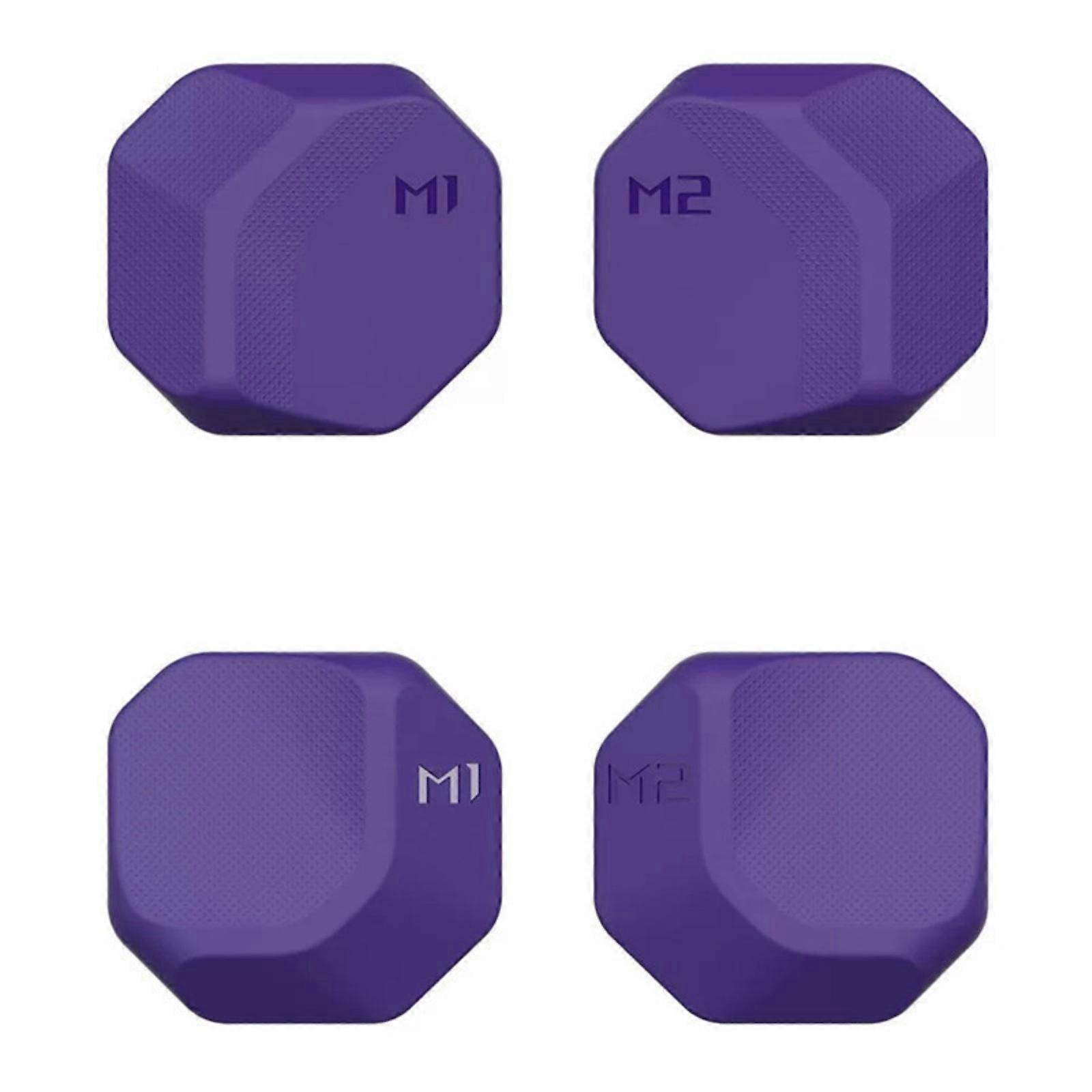 Set of 4pc Ergonomic Button Raisers for Dedicated Enhances Grip and Control Tactile Sensation Improvement Quick Use  Purple