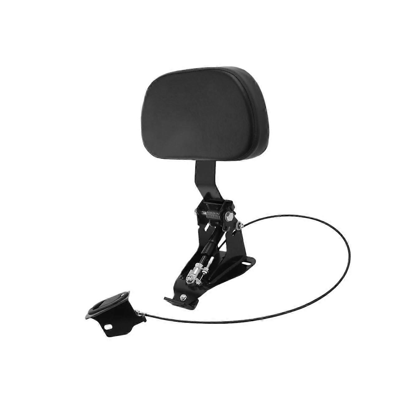 Motorcycle Backrest with Detachable Driver Pad for Harley CVO, Stylish Support Cushion for LongDistance Comfort