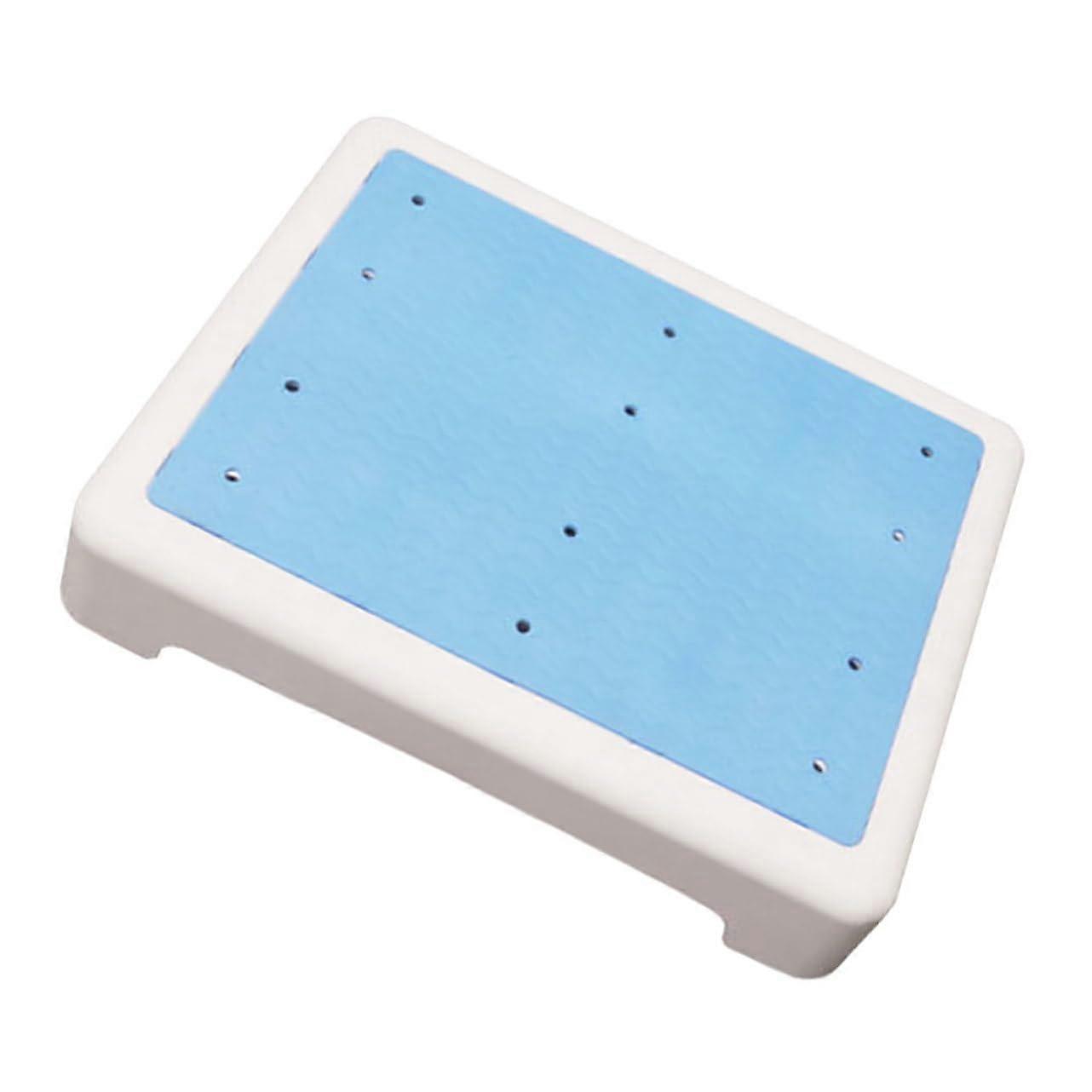 Non Slip Bath Stool with SlipResistant Safety Design for Elderly, Durable TPR Shower Step Stool