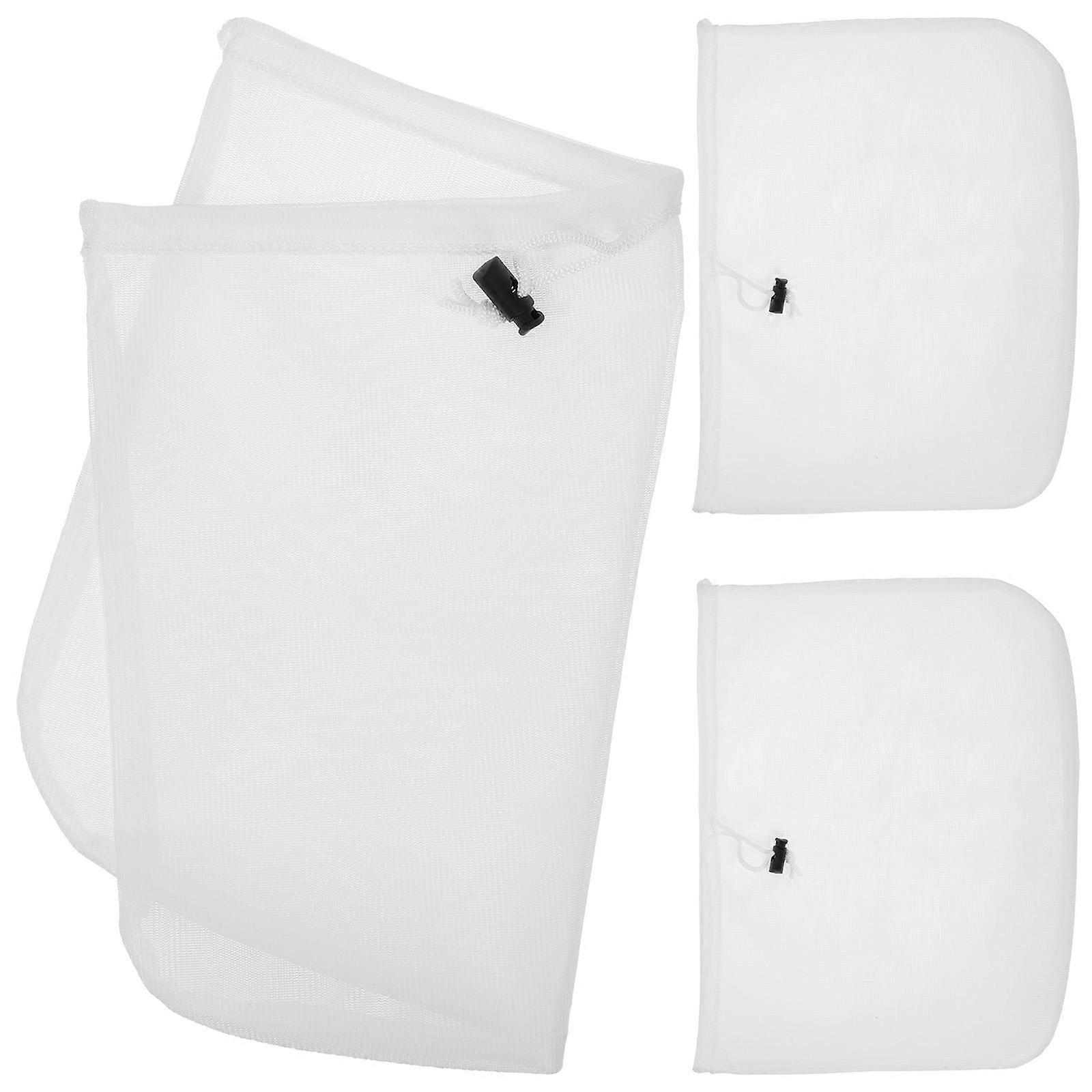 Glass Jar Cloth Cover for Fermentation Lid 6Pcs White Polyester Material