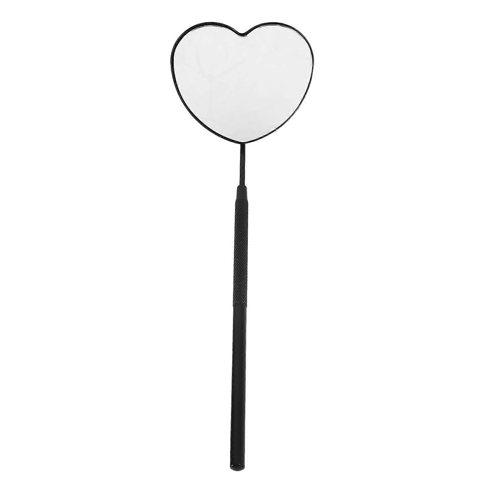 High Definition Glass Heart Shaped Mirror for Eyelash Extensions 5Pcs