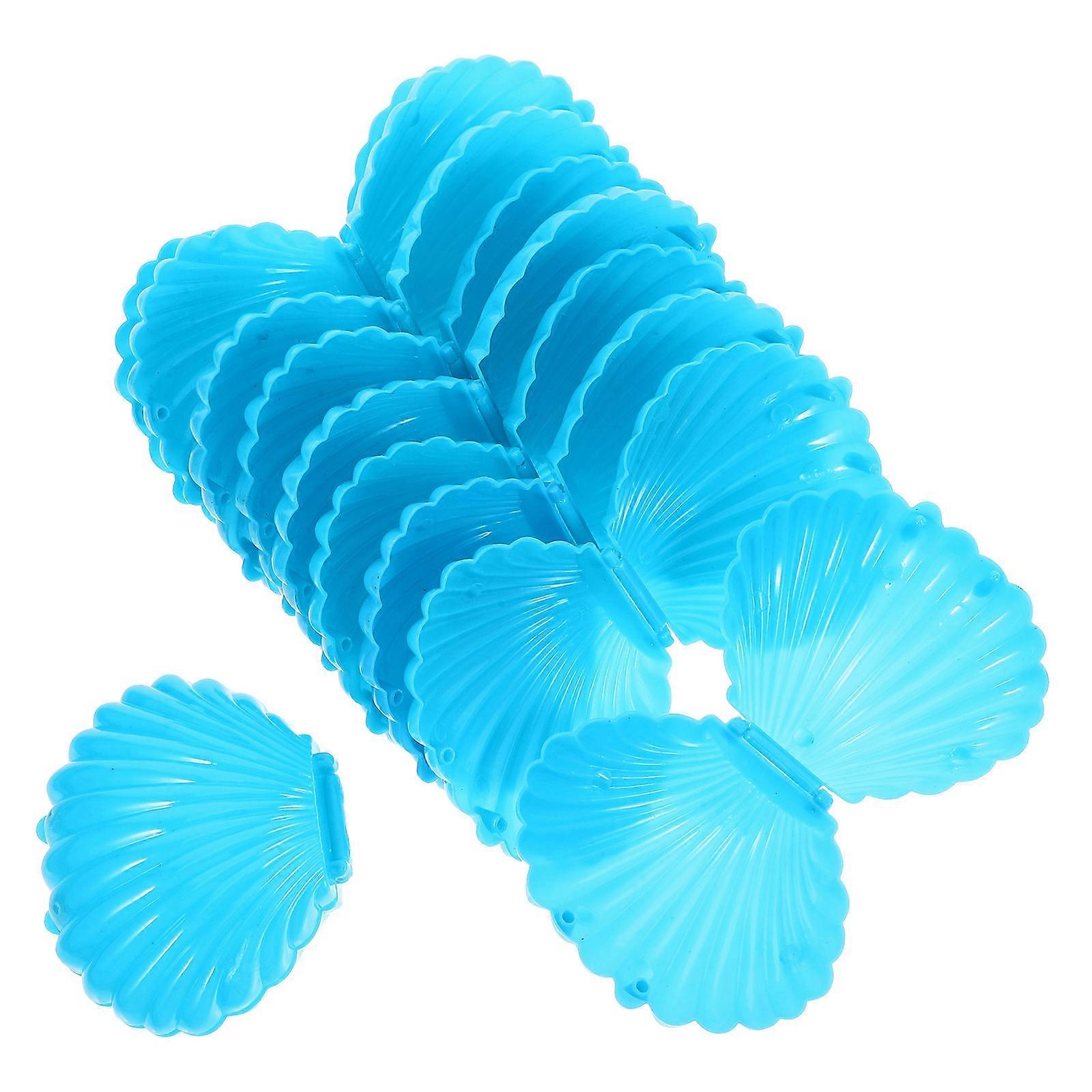 Shell Jewelry Holder for Storage 40Pcs Multi Color Plastic Candy Boxes