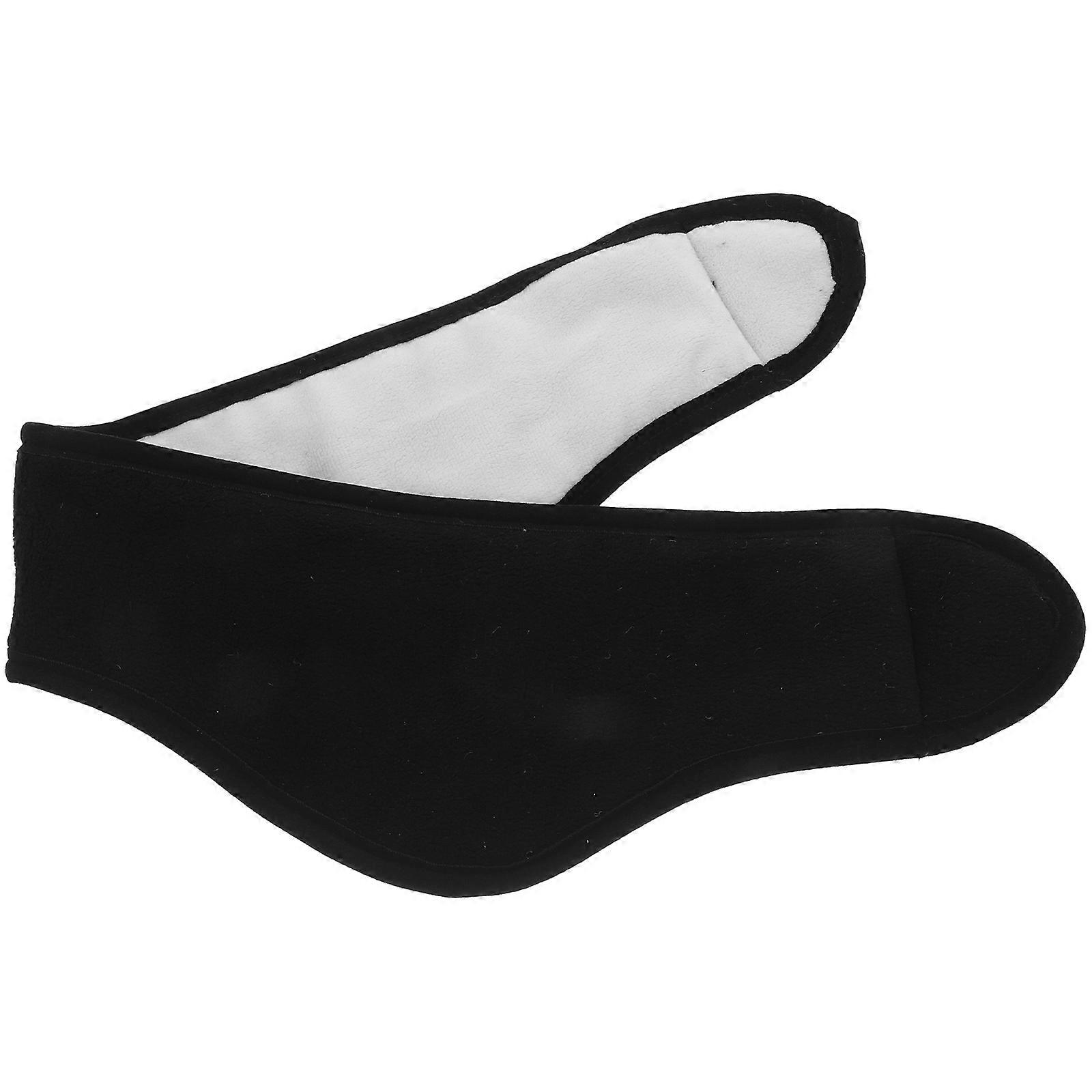 Black Ear Covers for Sleeping Adjustable Ear Muffs Breathable