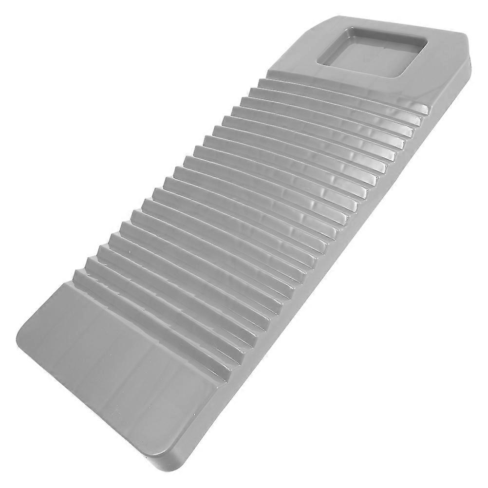 Plastic Washboard for Hand Washing Clothes Portable Laundry Board Grey