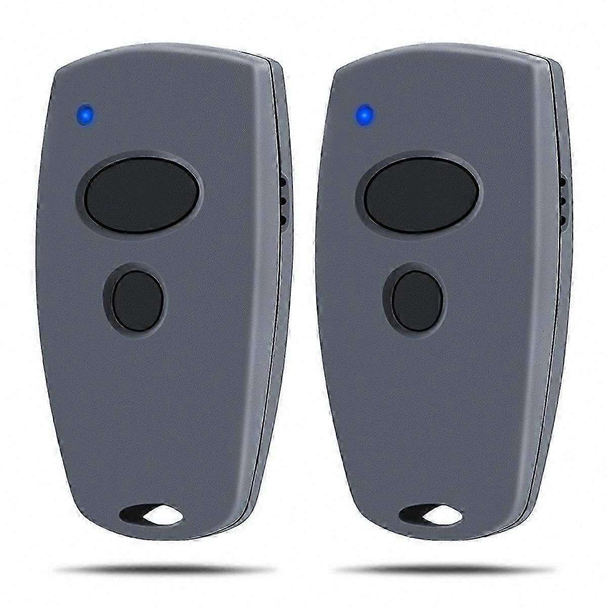 2-Pack Multi-Frequency Garage Door Opener Remote, Compatible with 433.92MHz Systems