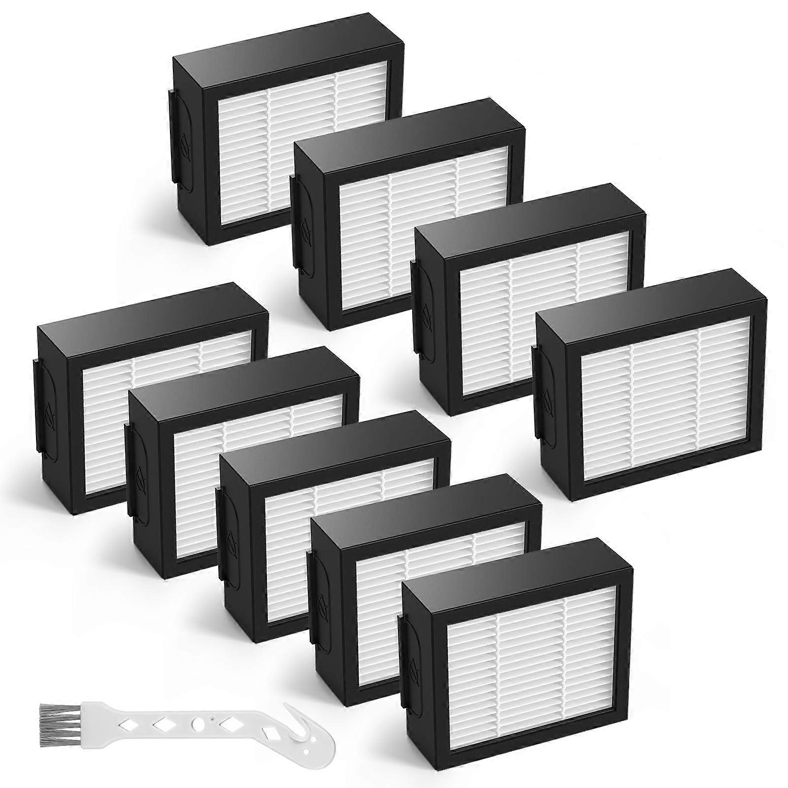 Replacement Filters for iRobot Roomba i7 i3 E5 Series, 9 Pack  Efficiency with Cleaning Brush