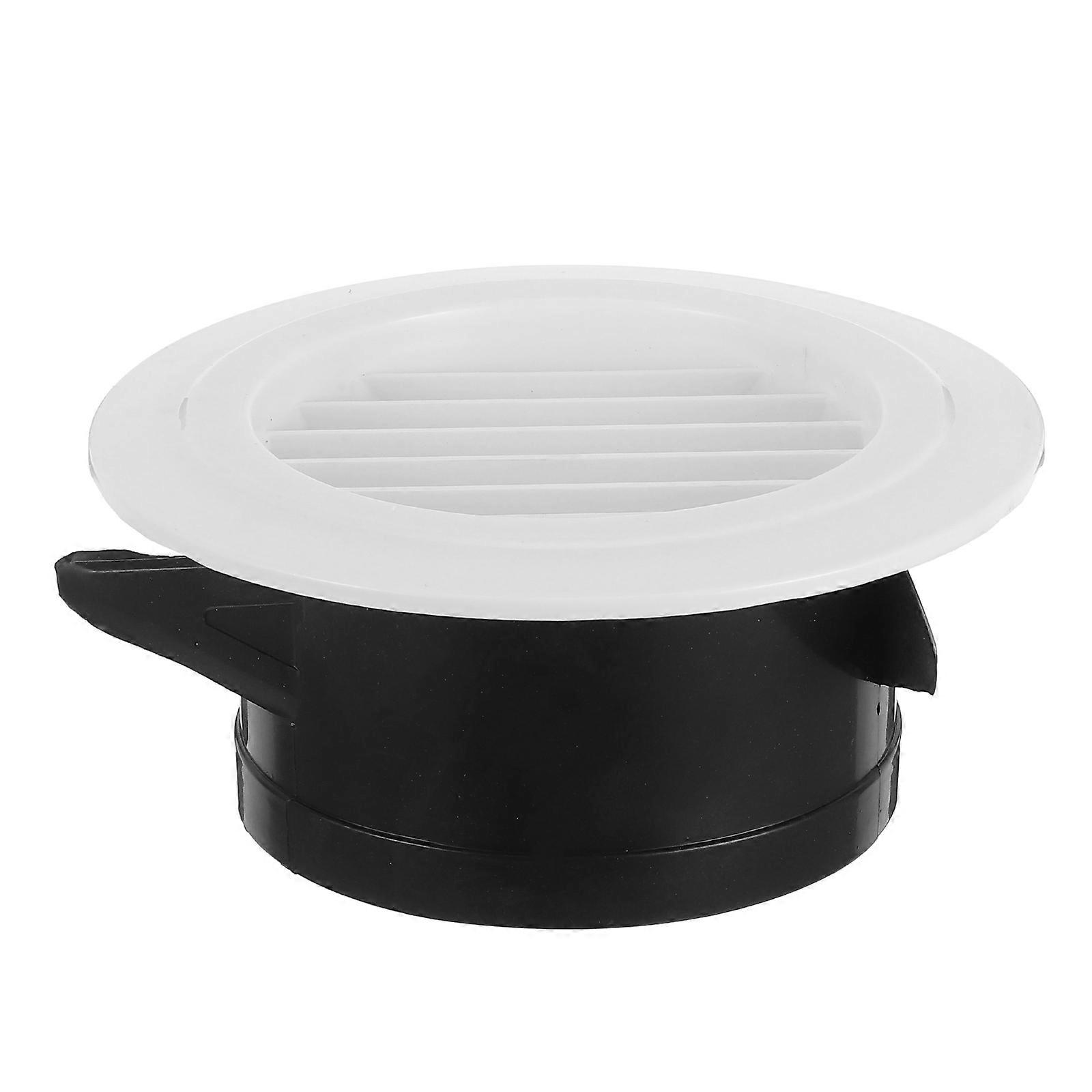 Round Louvered Vent Vent Cover for Car Uses with Built-in Screen 125Mm