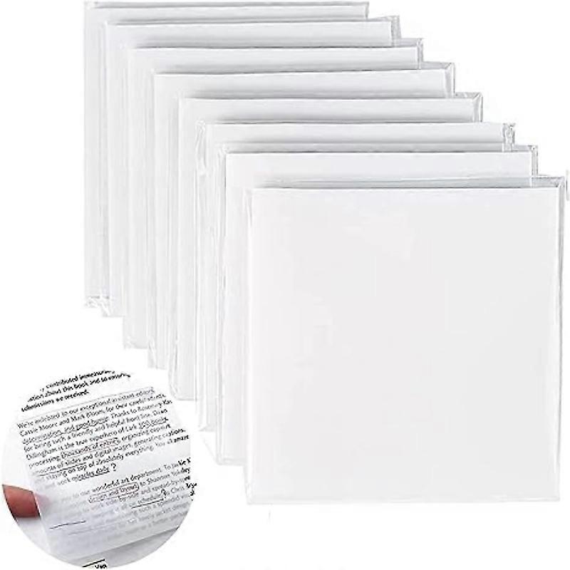 400 Sheets Transparent Sticky Notes Pad , See through Self-adhesive Sticky Notes Pads for Book Annotation, Office, School