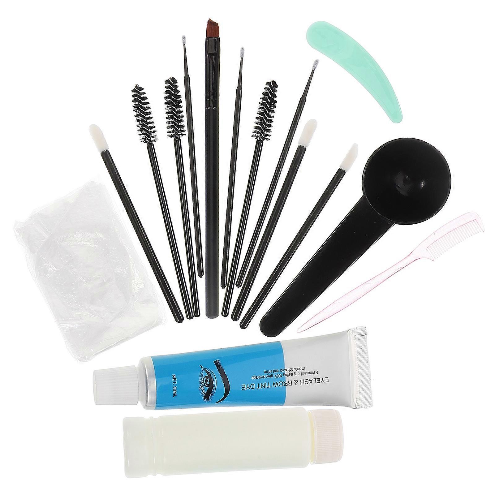Eyebrow Soap Kit for DIY Brow Styling 1Set with Dark Brown Gel