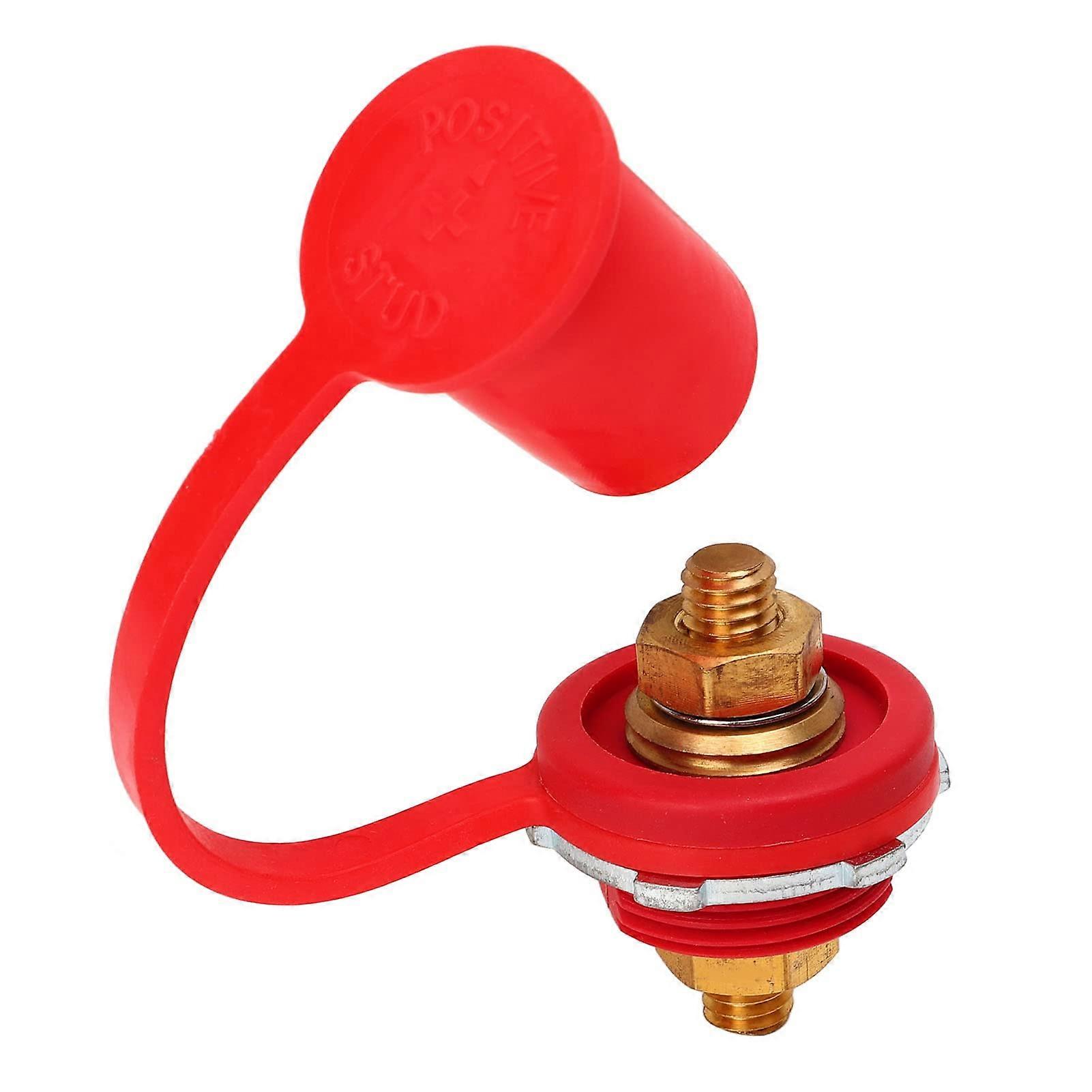 250A Marine Battery Connector Socket with Stable Power Transfer and Short Circuit Protection (Red)