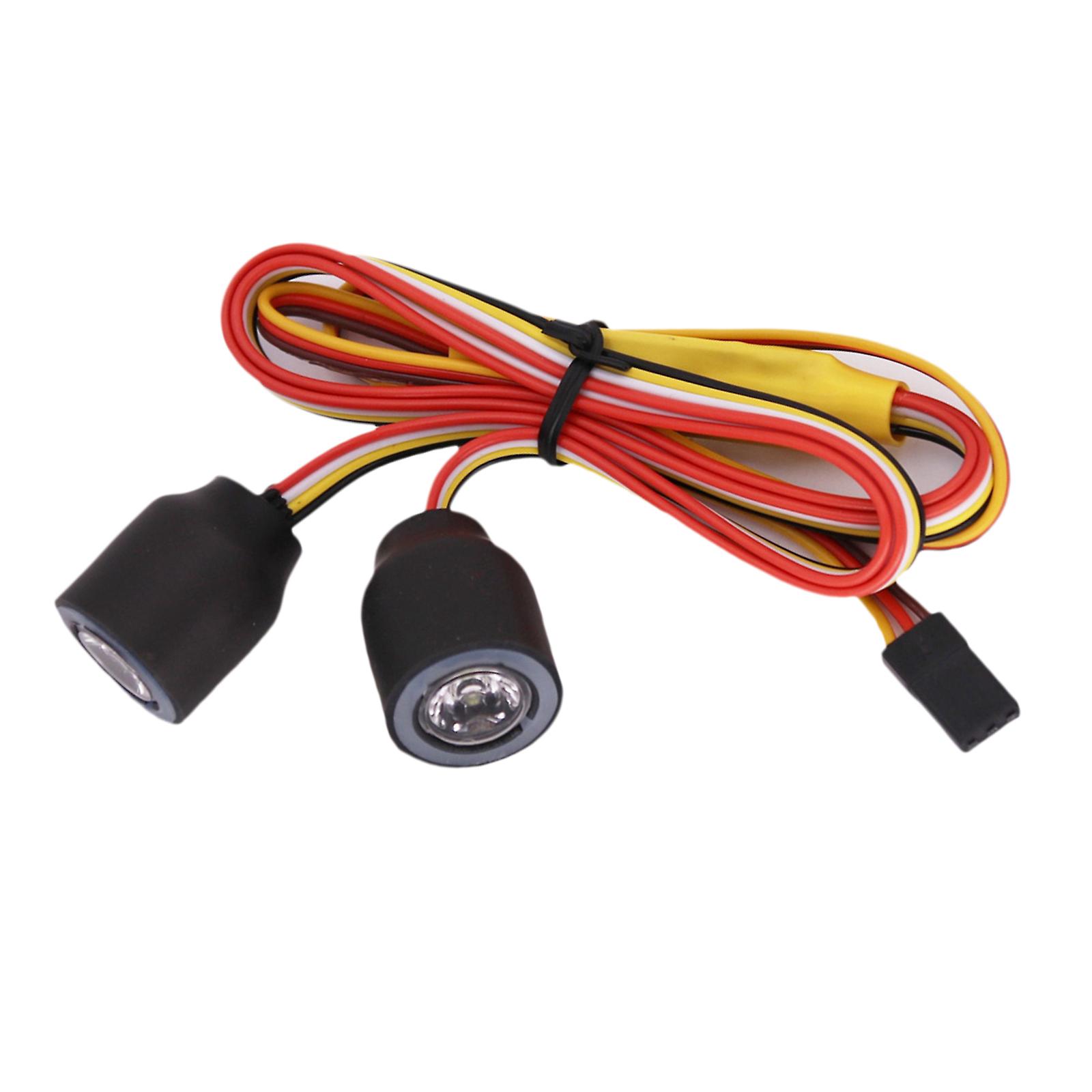 5-8V 2 LEDs Head Lights for SCX10 TRX4 D90 90047 1/10 RC Crawler Upgrade