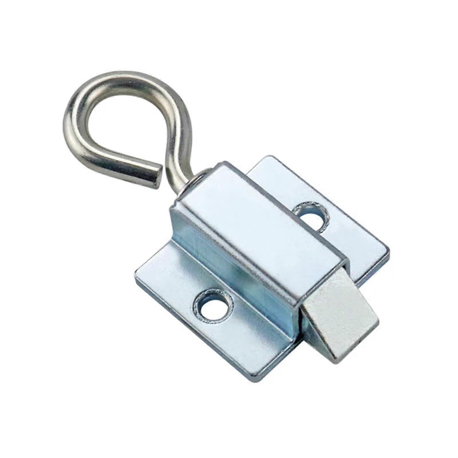 Retractable Cabinet Lock with Pull Ring Latch for Secure Doors and Drawers, 1 Piece Forward Direction