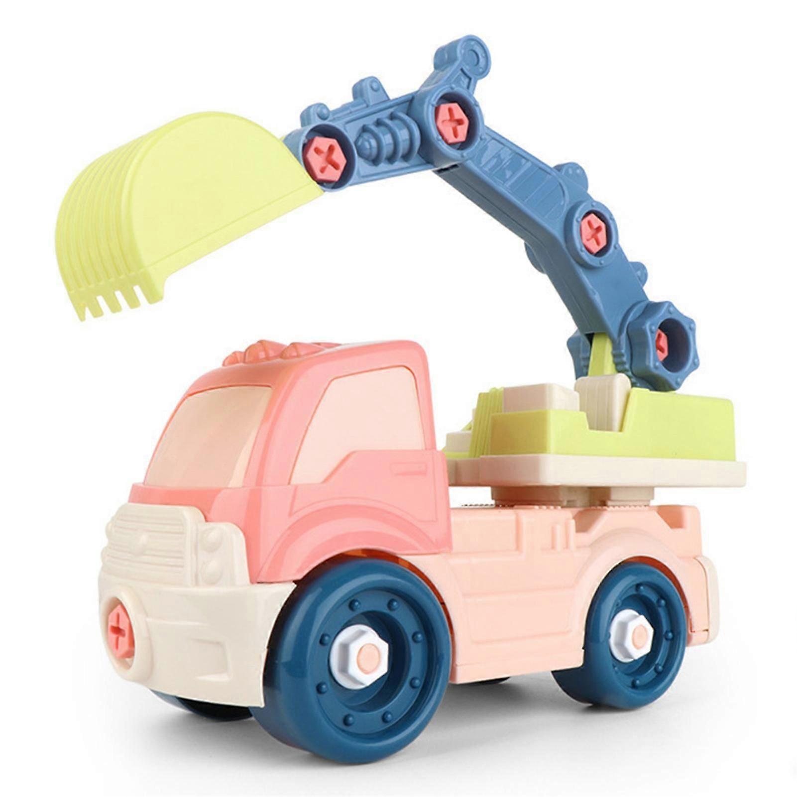 Children Detachable Screw Disassembling Engineering Vehicle Kids Educational Toy