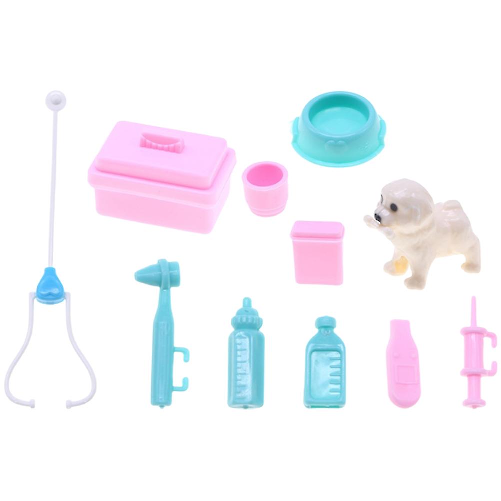 Plastic Veterinary Tool Props for Role Play 1Set Simulation Vet Tools