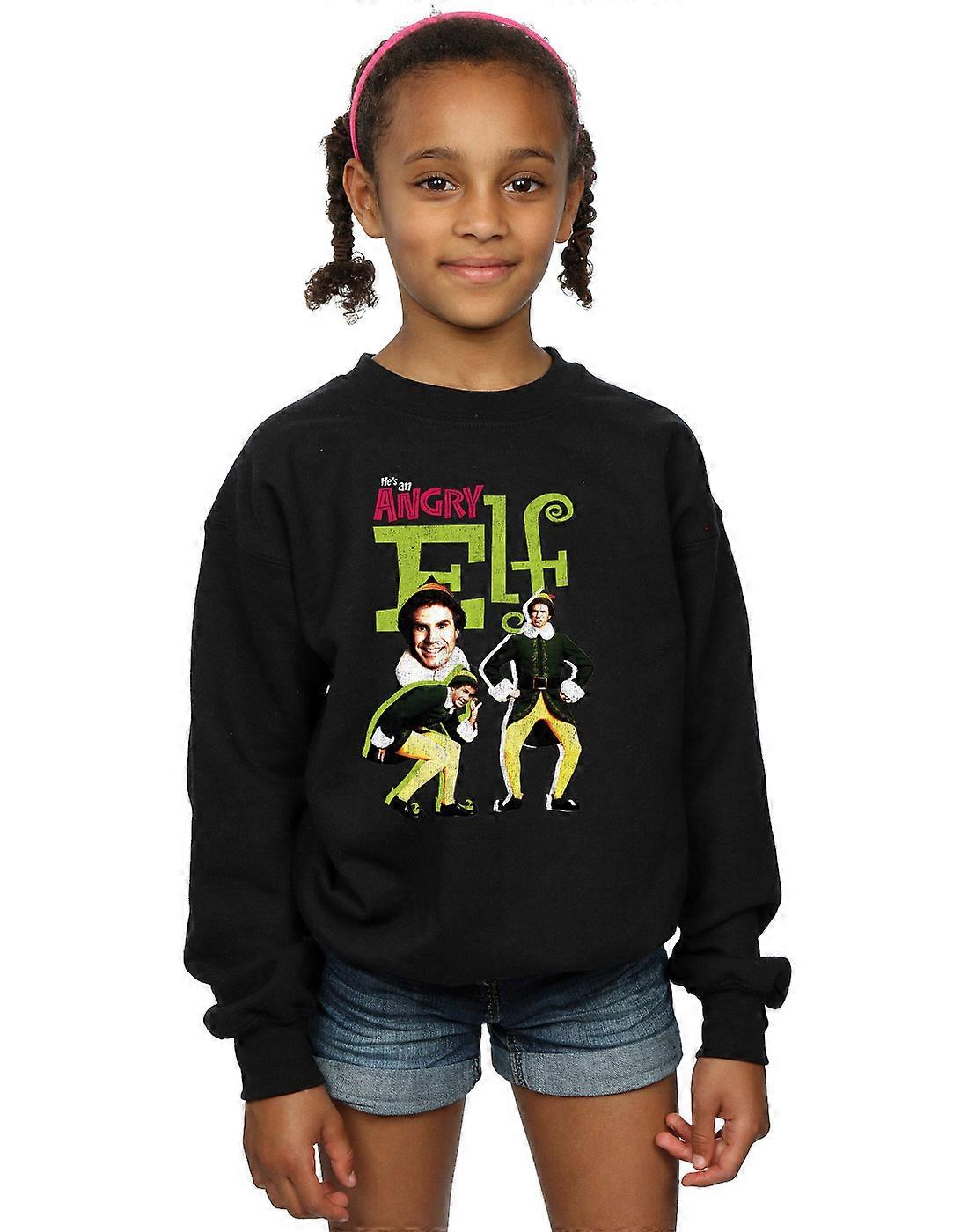 Elf Girls Angry Elf Sweatshirt