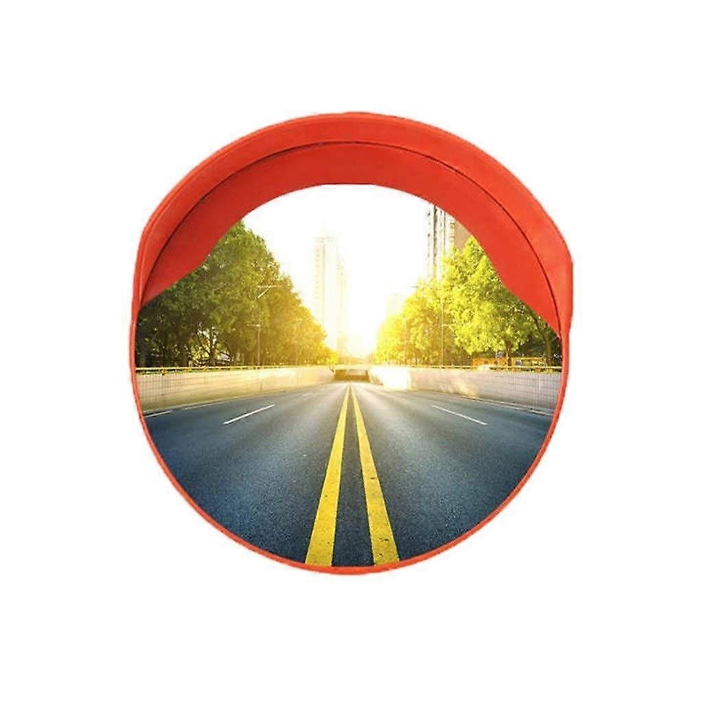 55cm Outdoor Indoor Wide Angle Traffic Safety Mirror PC ABS Weatherproof AntiTheft