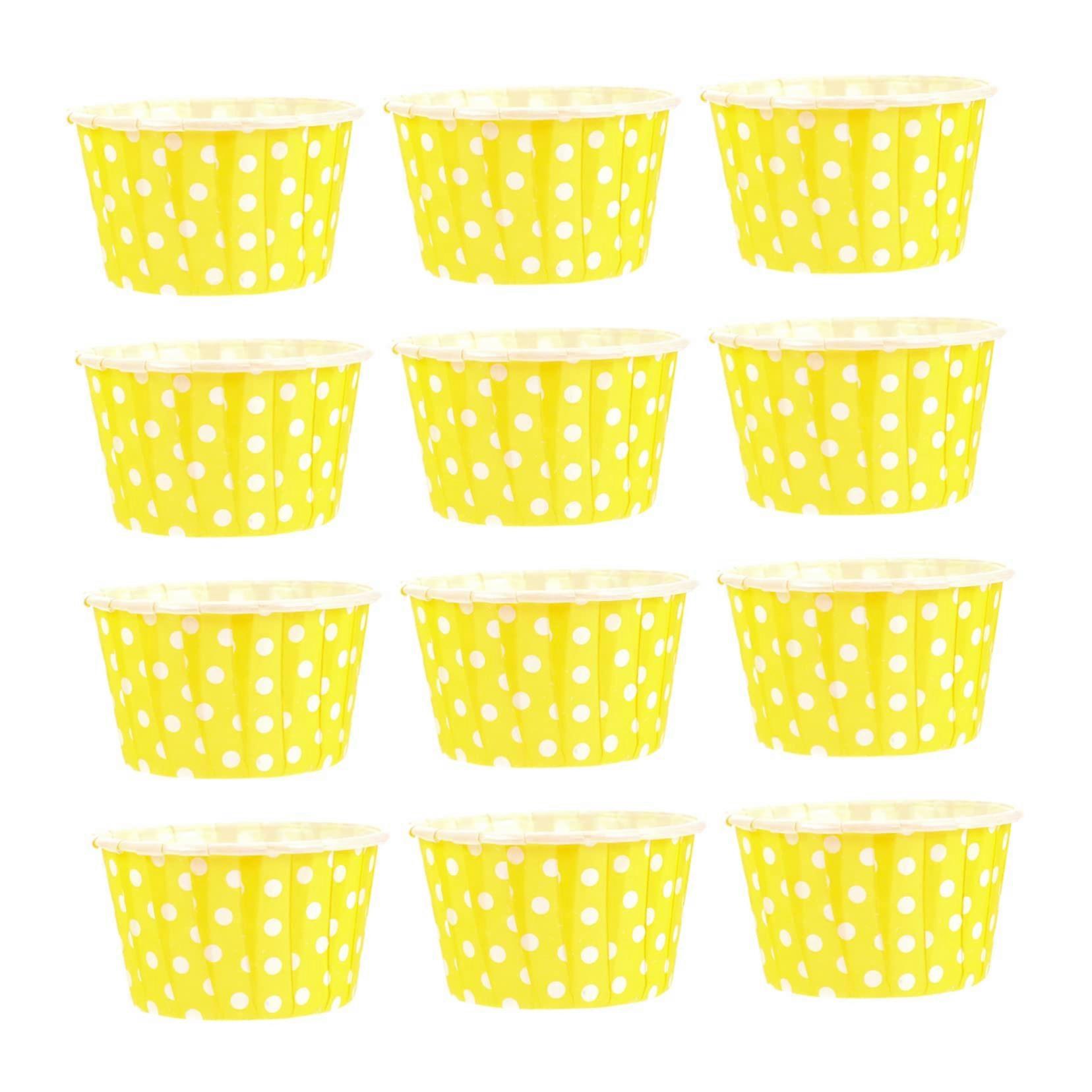 100pcs Dot Mini Cake Baking Cups  Temperature Resistant Cupcake Liners for Parties