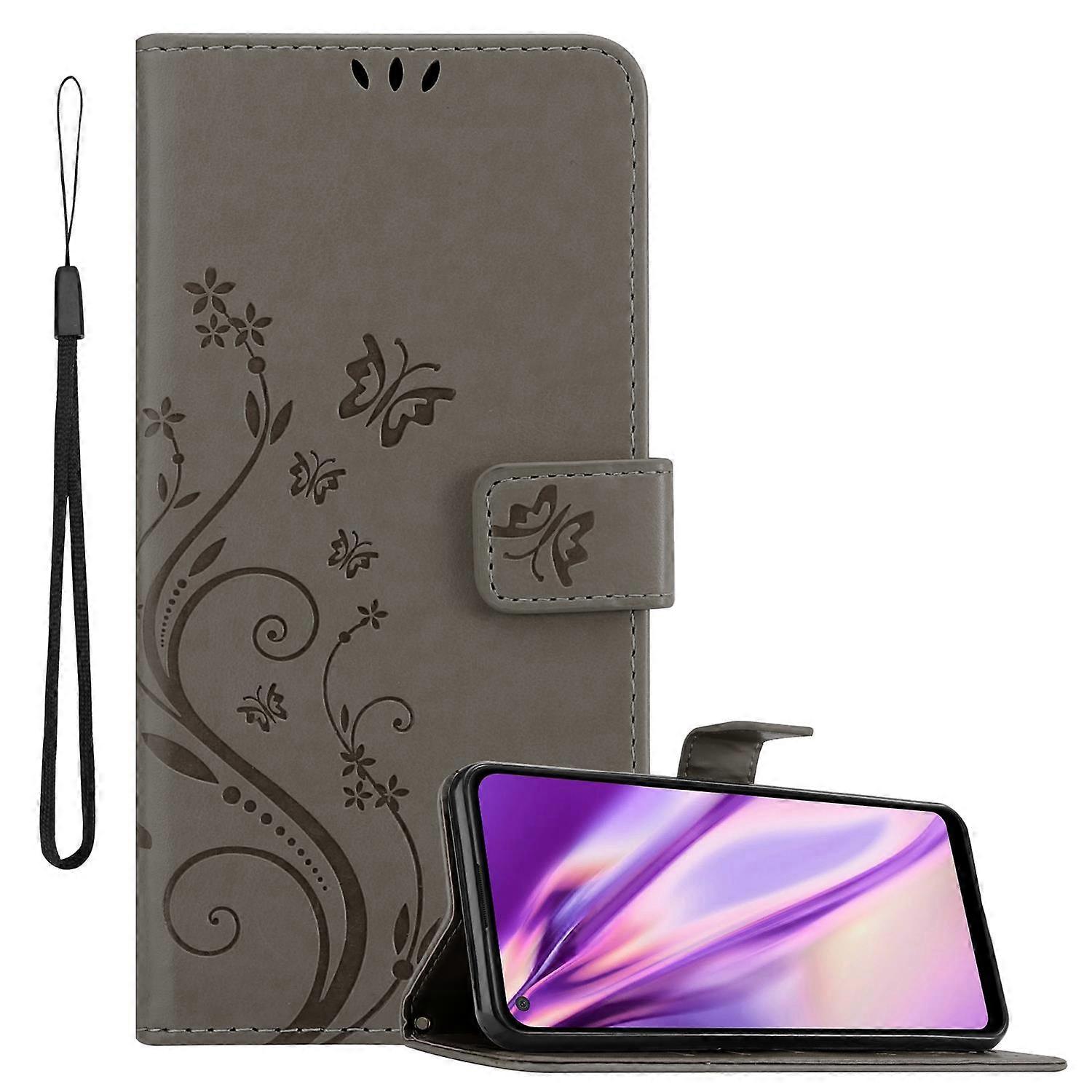 Protective case compatible with Samsung Galaxy A11 / M11 - with floral pattern and card slot